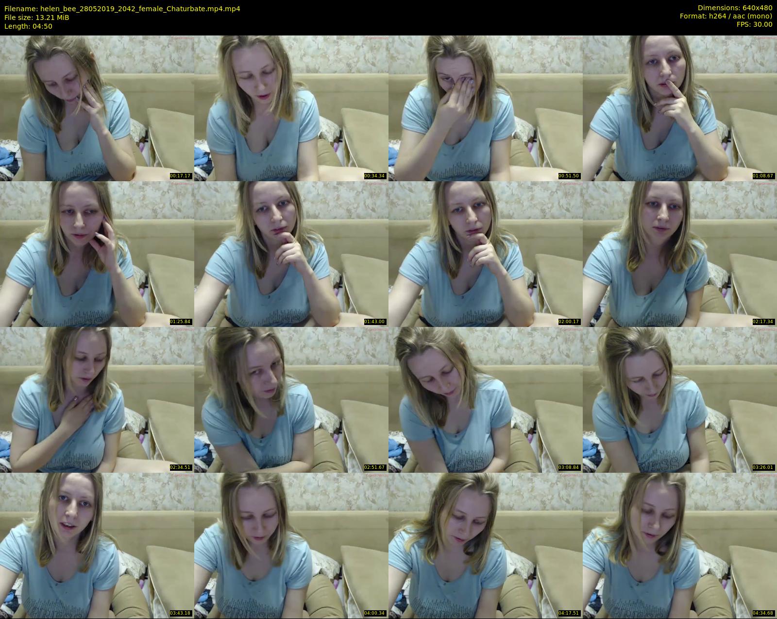 helen_bee — 5 minute Chaturbate female cam show recording, 480p, May 28, 2019