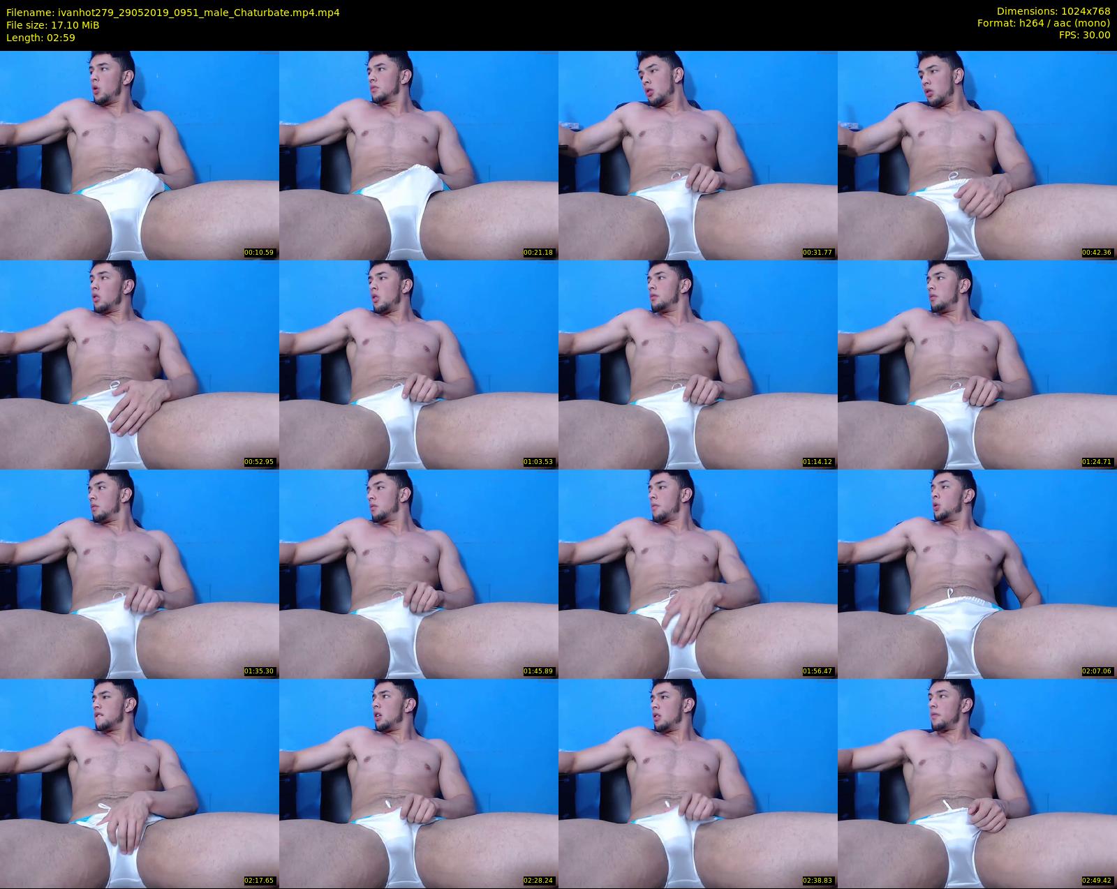 ivanhot279 — 3 minute Chaturbate male cam show recording, 720p, May 29, 2019