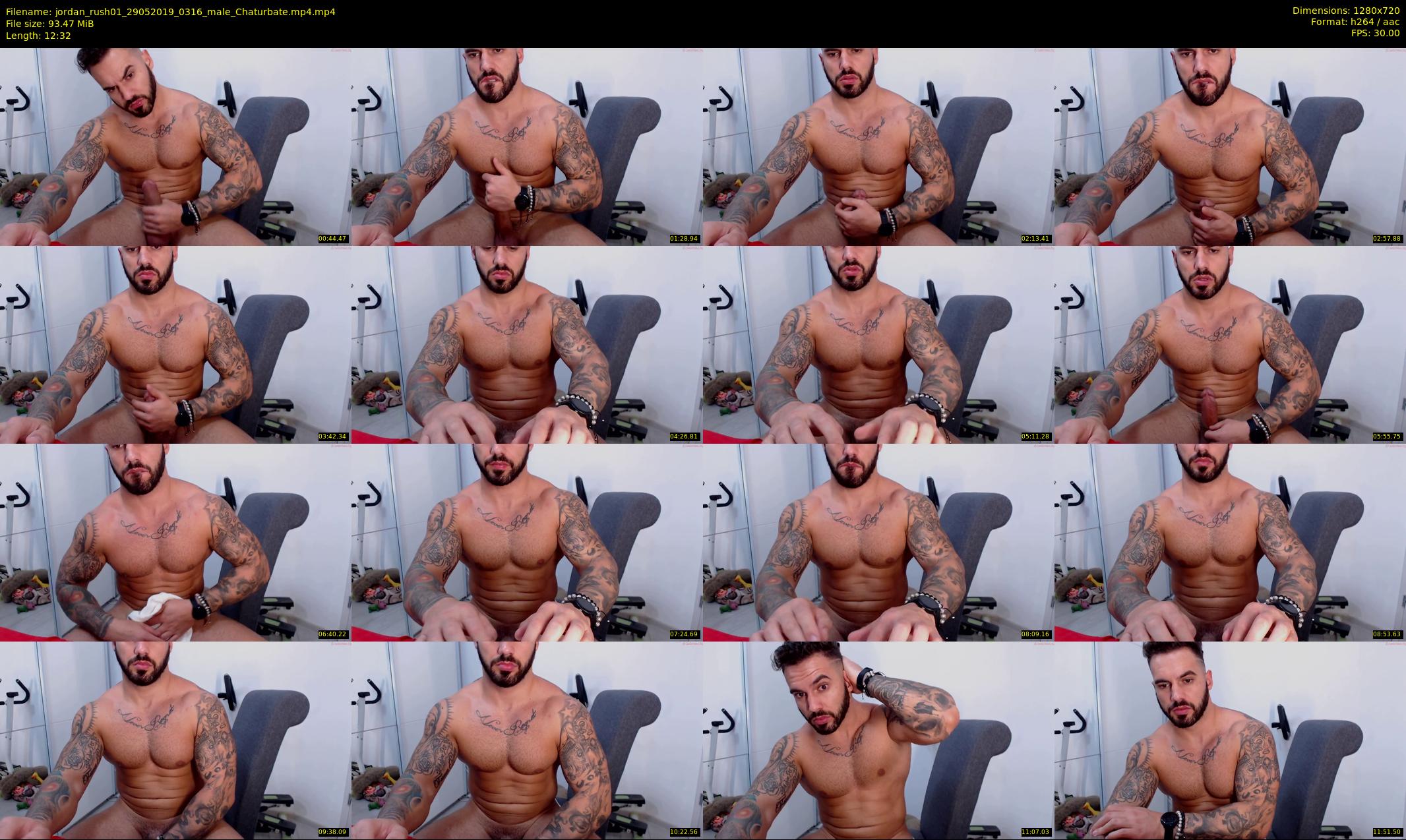 jordan_rush01 — 13 minute Chaturbate male cam show recording, 720p, May 29, 2019