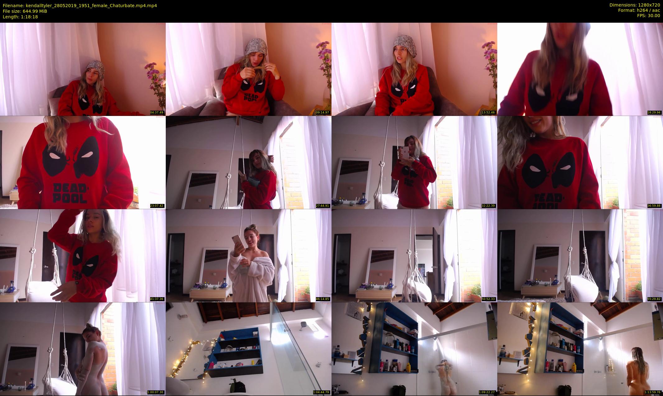 kendalltyler — 79 minute Chaturbate female cam show recording, 720p, May 28, 2019