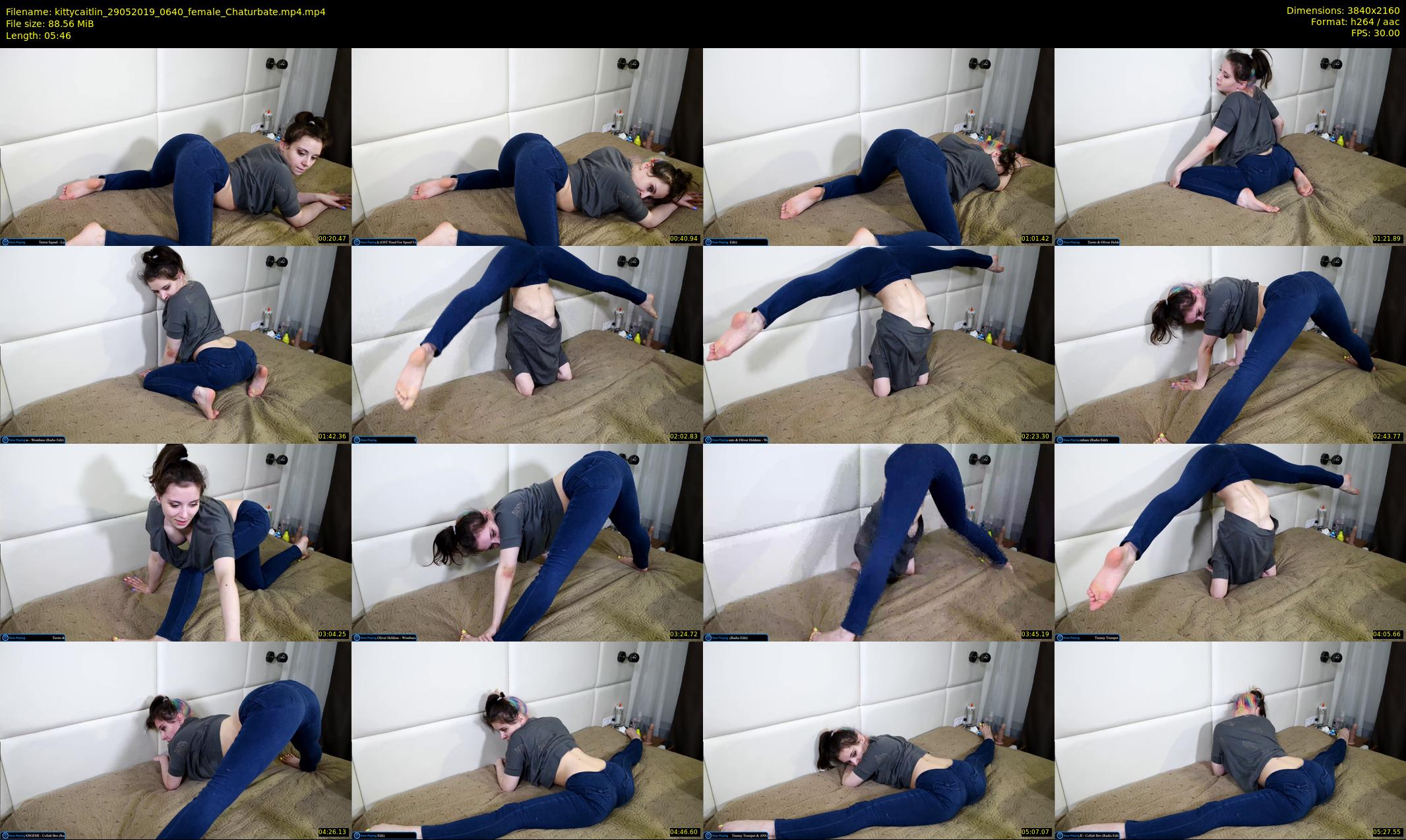 kittycaitlin — 6 minute Chaturbate female cam show recording, 4K, May 29, 2019