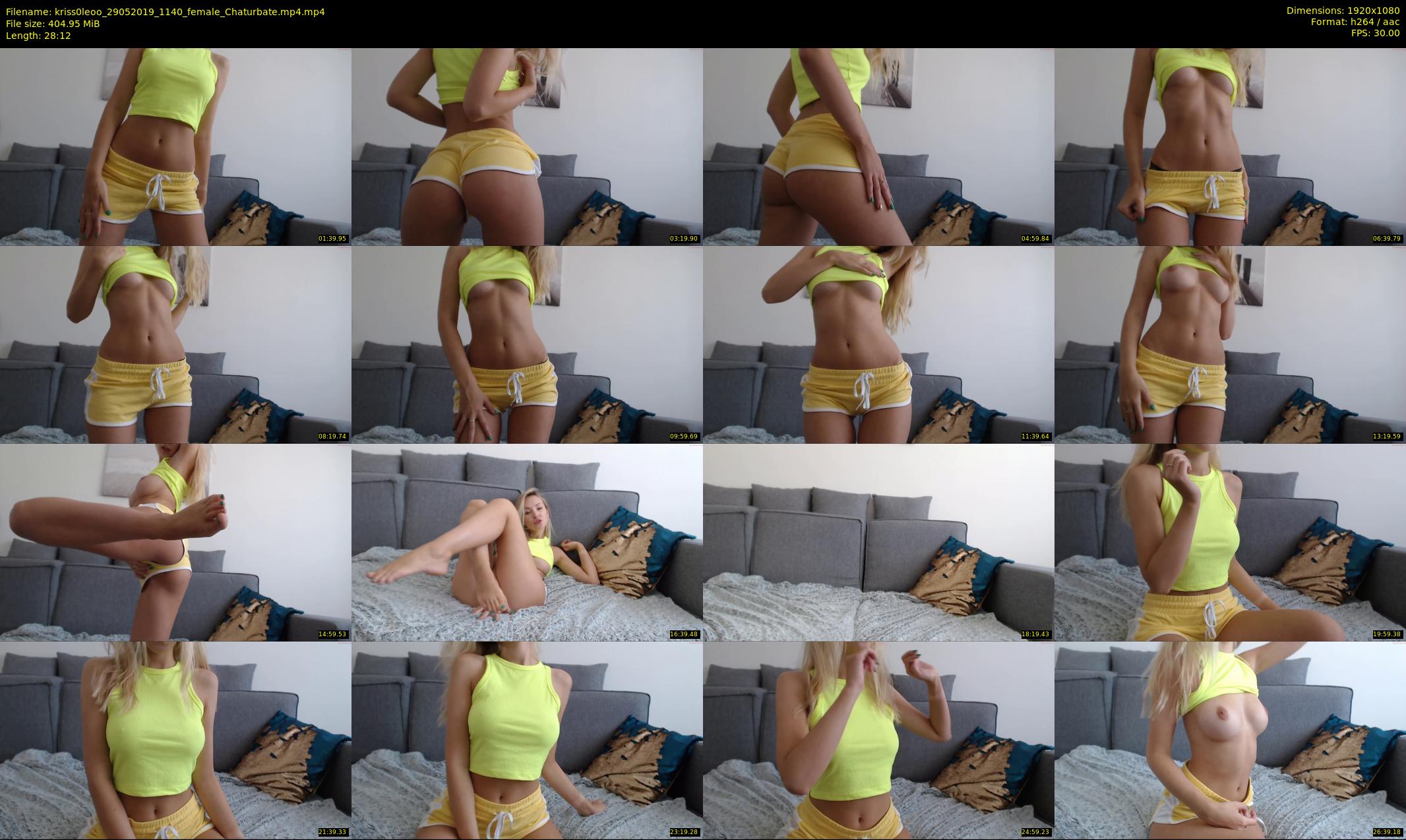 kriss0leoo — 29 minute Chaturbate couple cam show recording, 1080p, May 29, 2019