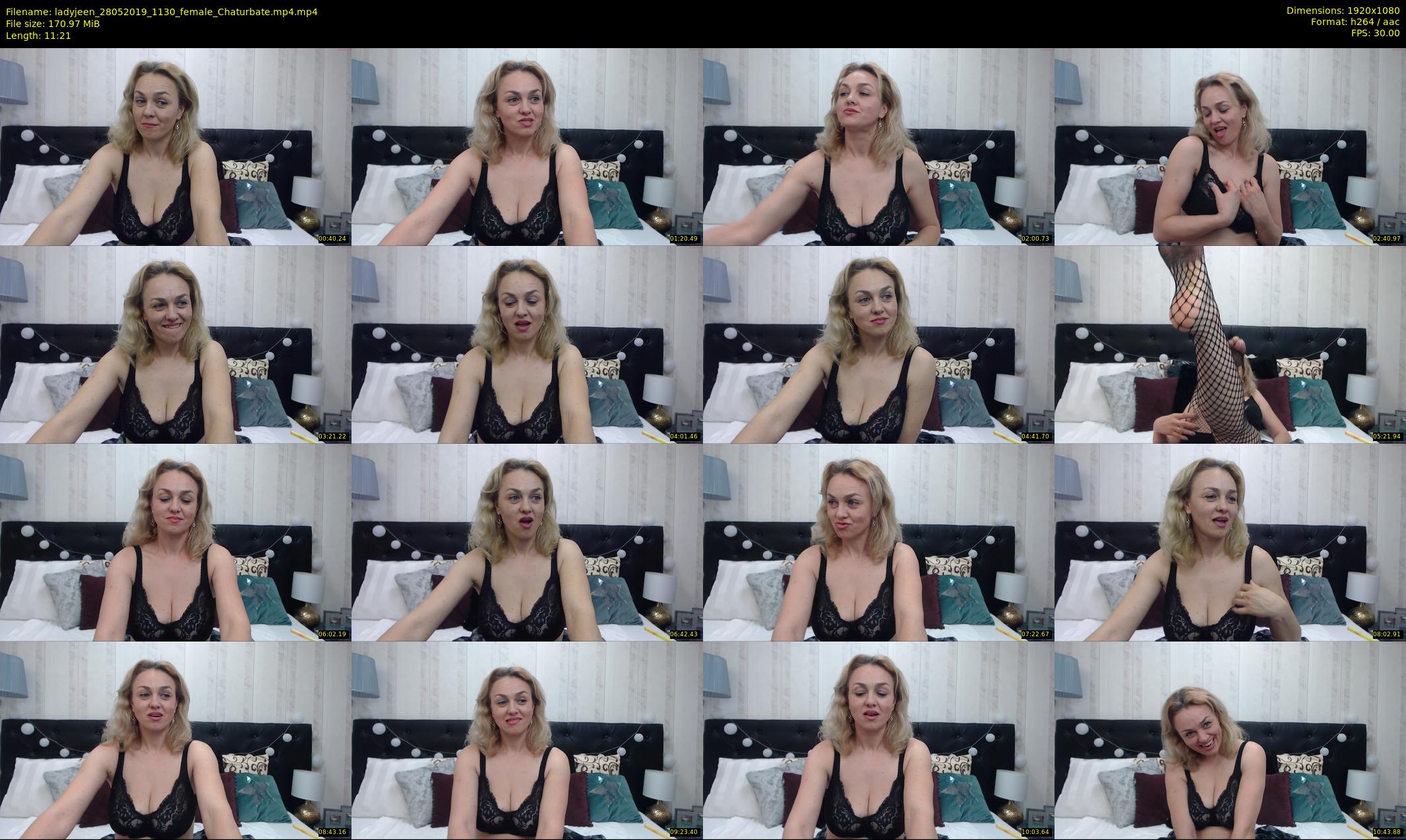 ladyjeen — 12 minute Chaturbate female cam show recording, 1080p, May 28, 2019
