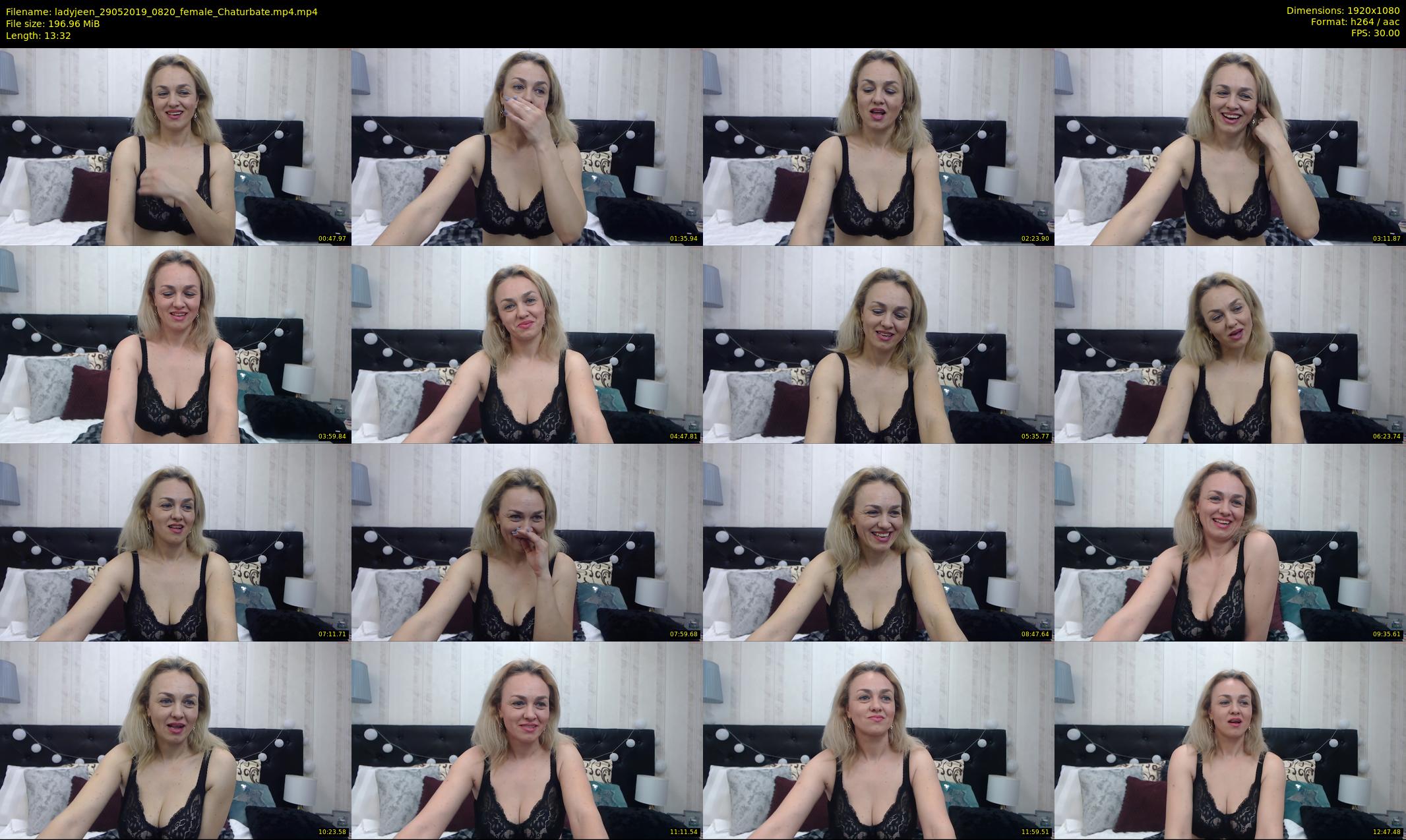 ladyjeen — 14 minute Chaturbate female cam show recording, 1080p, May 29, 2019