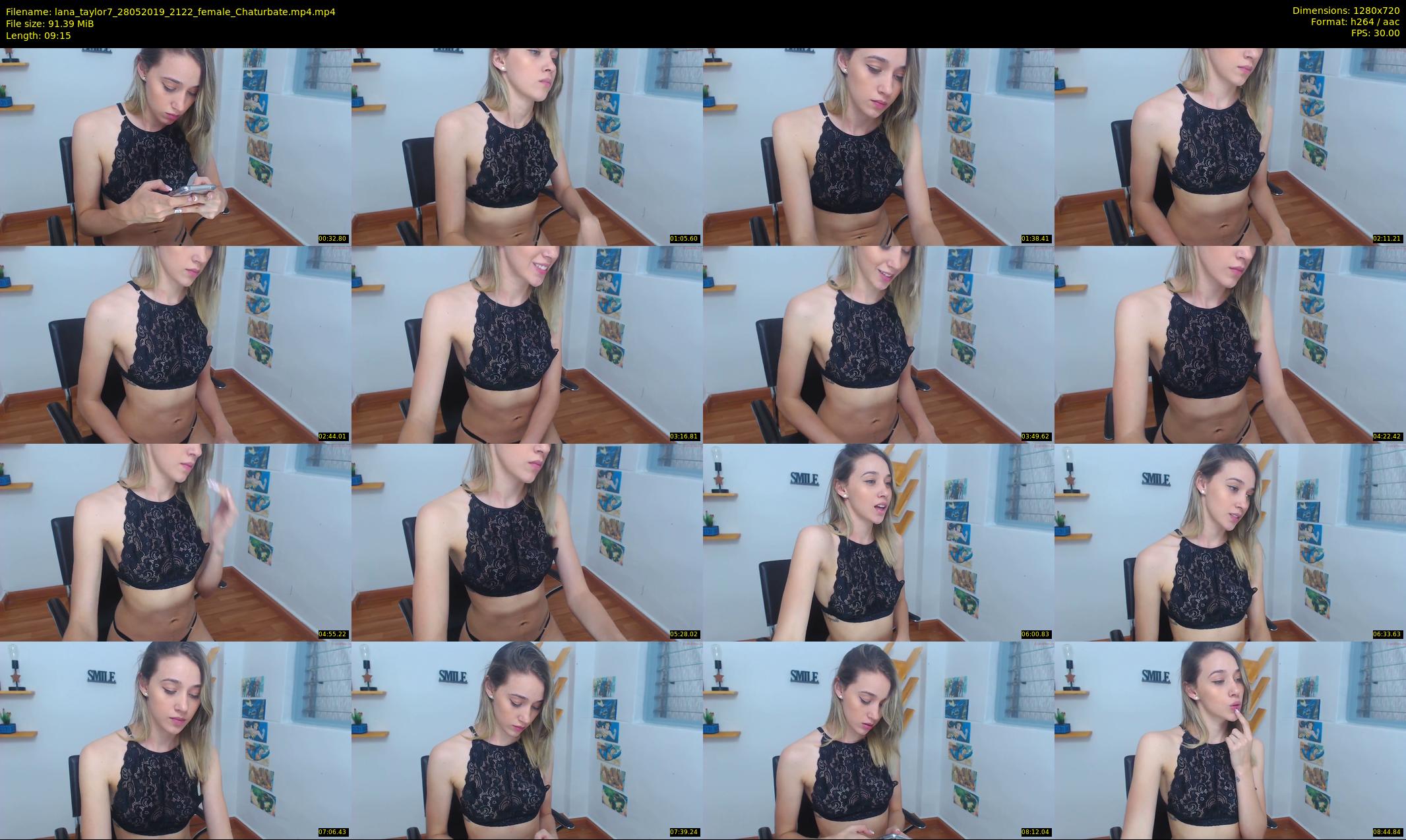 lana_taylor7 — 10 minute Chaturbate female cam show recording, 720p, May 28, 2019