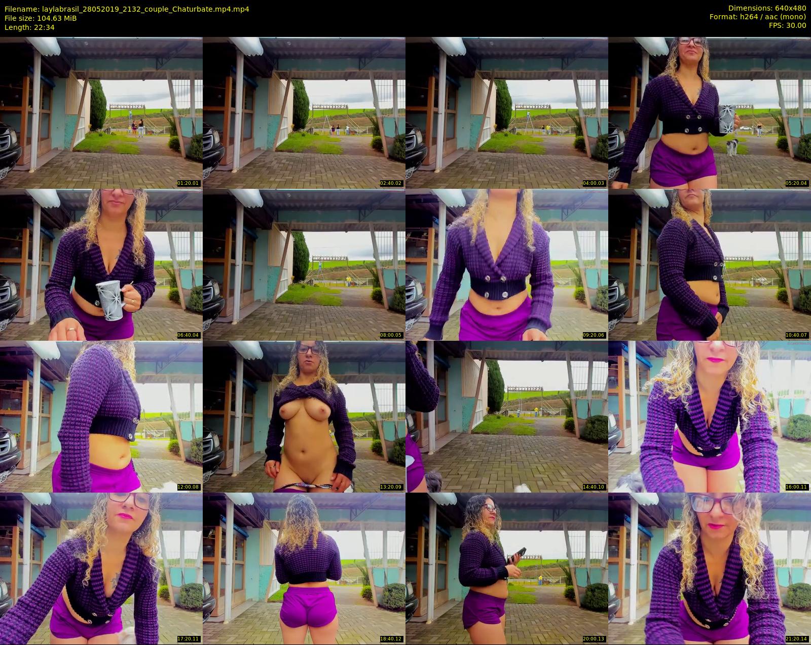 laylabrasil — 23 minute Chaturbate female cam show recording, 480p, May 28, 2019