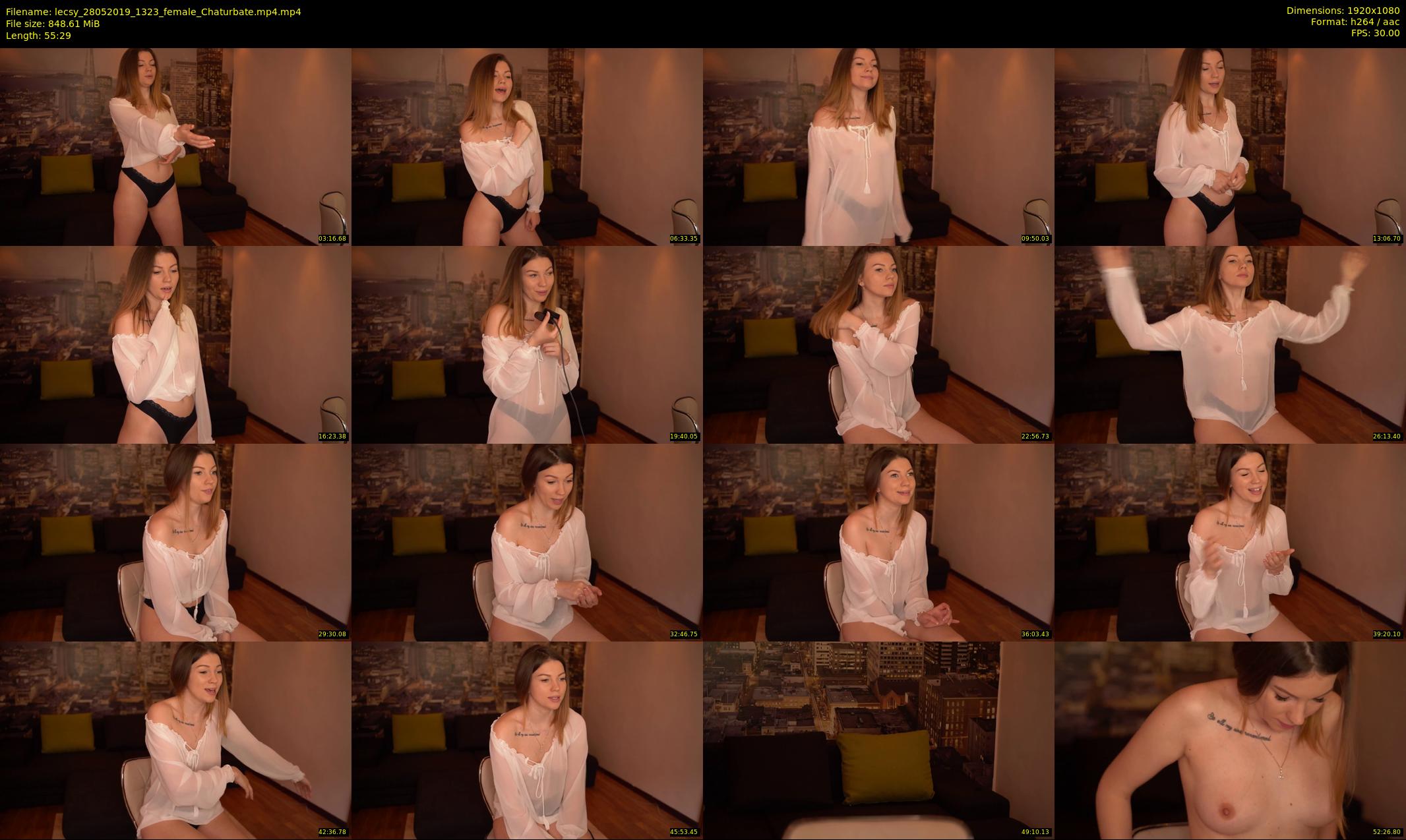 lecsy — 56 minute Chaturbate female cam show recording, 1080p, May 28, 2019