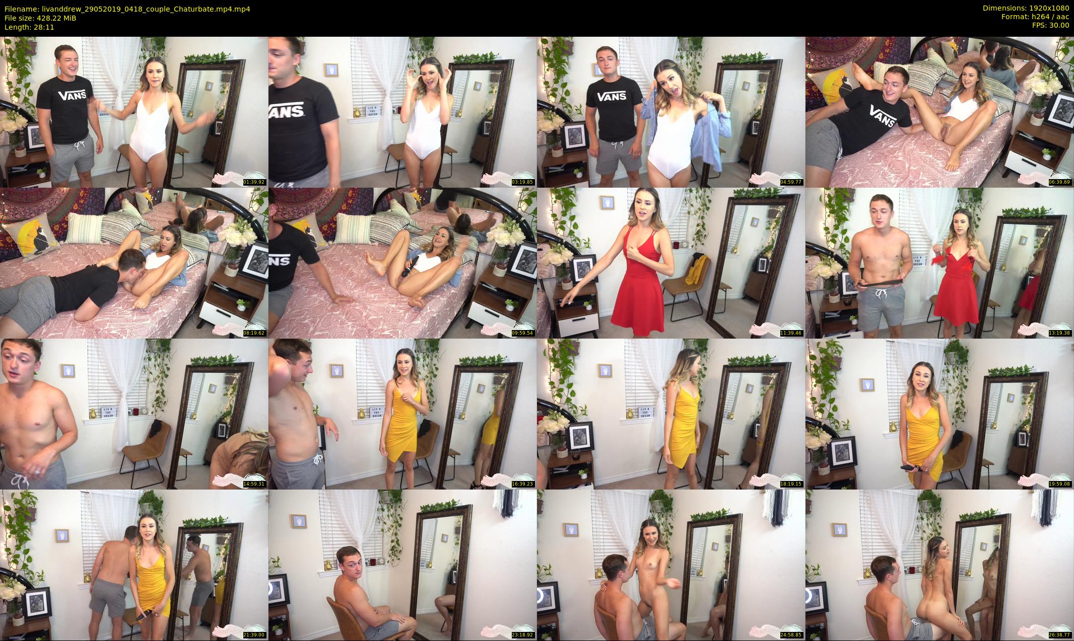 livanddrew — 29 minute Chaturbate couple cam show recording, 1080p, May 29, 2019