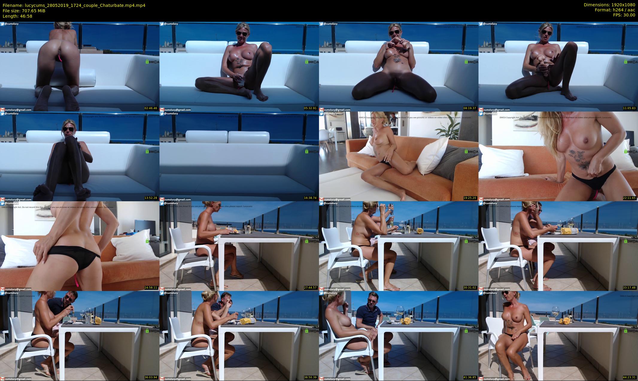 lucycums — 47 minute Chaturbate couple cam show recording, 1080p, May 28, 2019