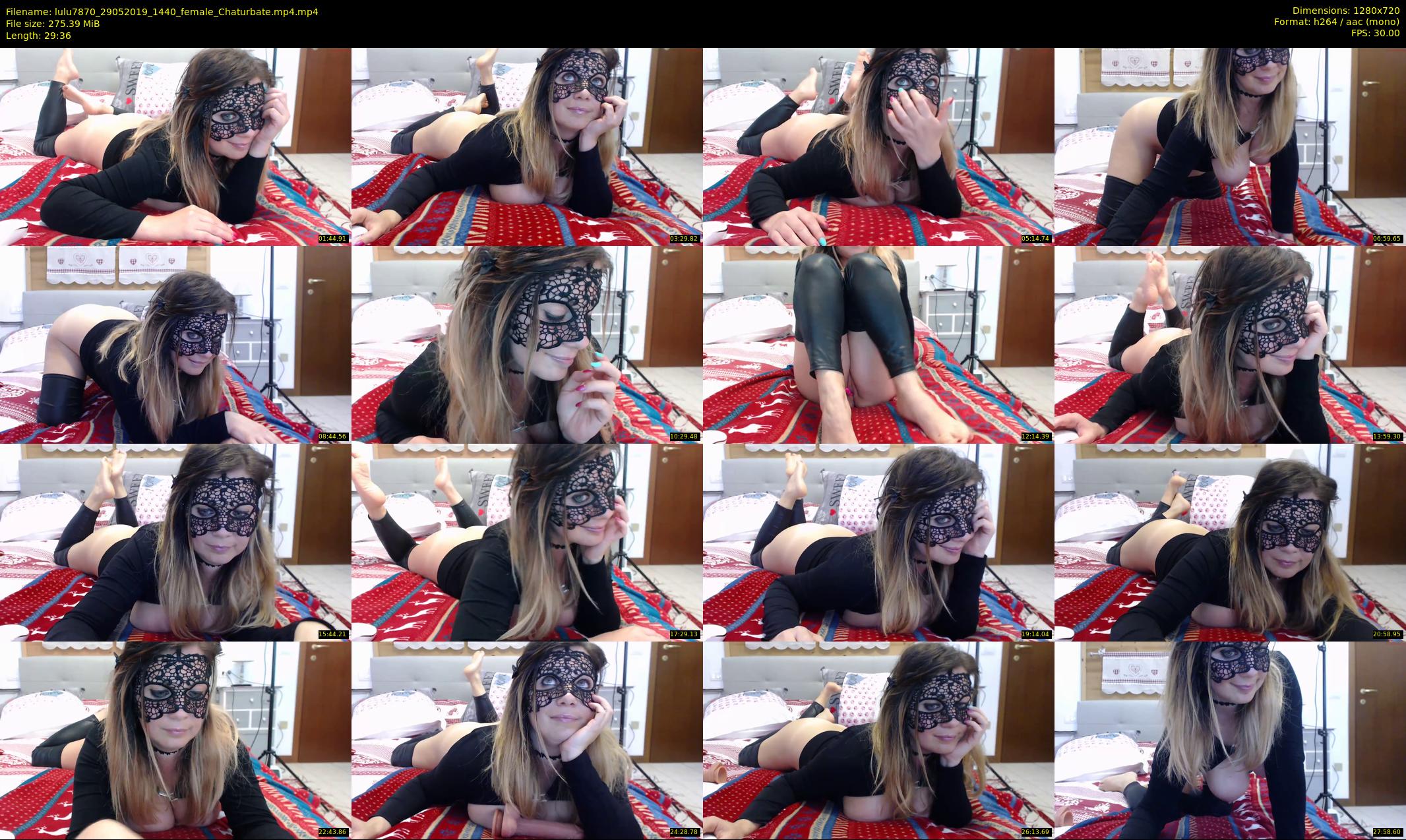 lulu7870 — 30 minute Chaturbate female cam show recording, 720p, May 29, 2019