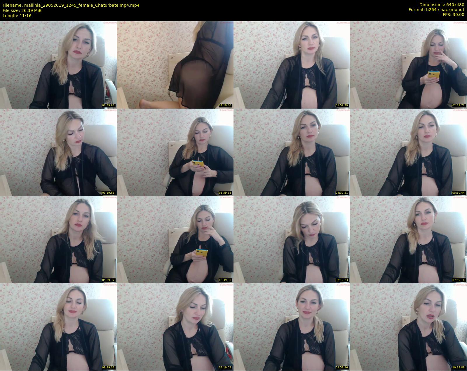 mallinia — 12 minute Chaturbate female cam show recording, 480p, May 29, 2019