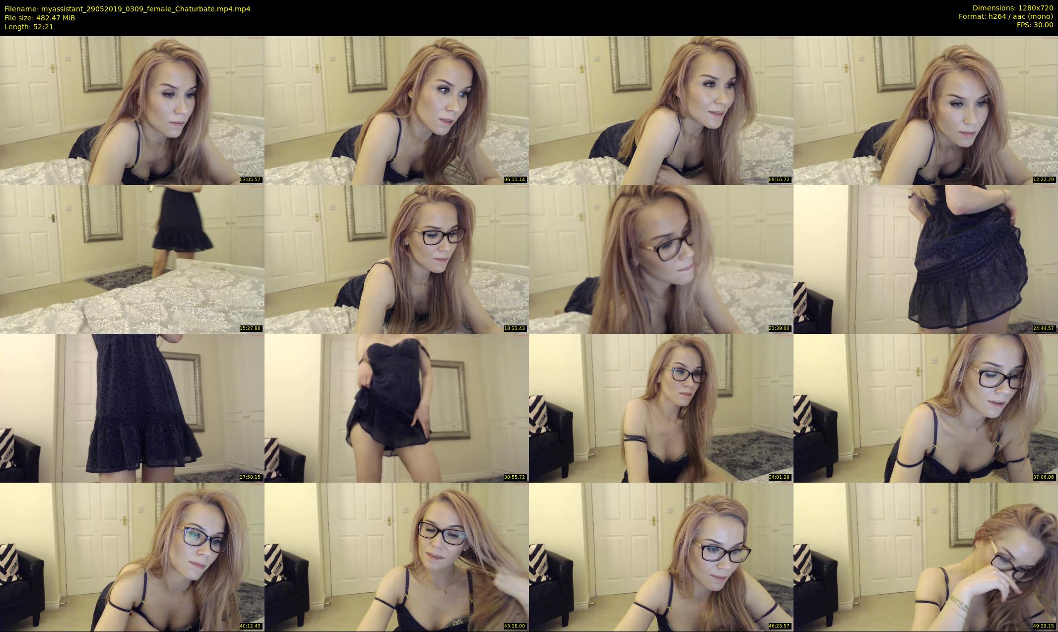 myassistant — 53 minute Chaturbate female cam show recording, 720p, May 29, 2019