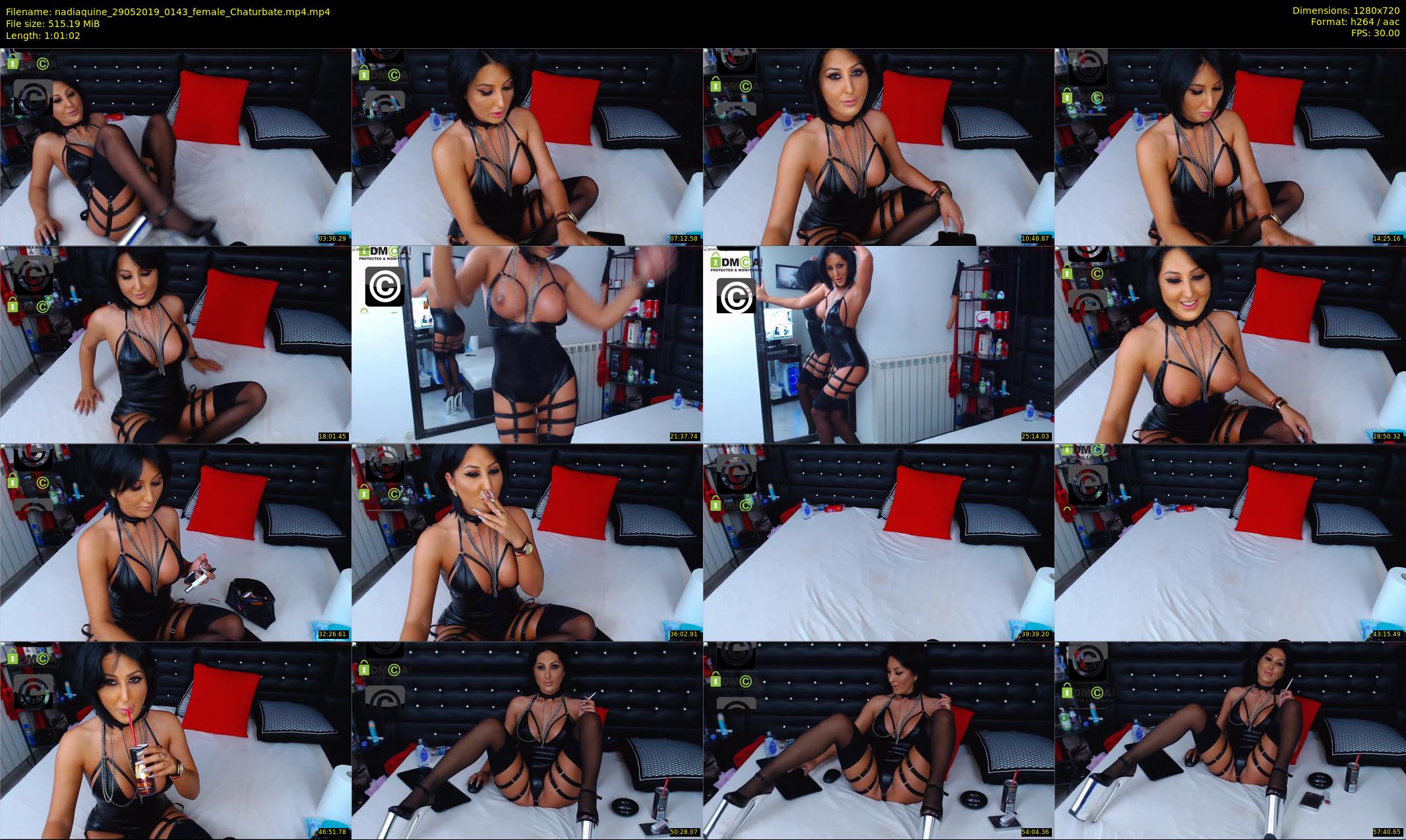 nadiaquine — 62 minute Chaturbate female cam show recording, 720p, May 29, 2019