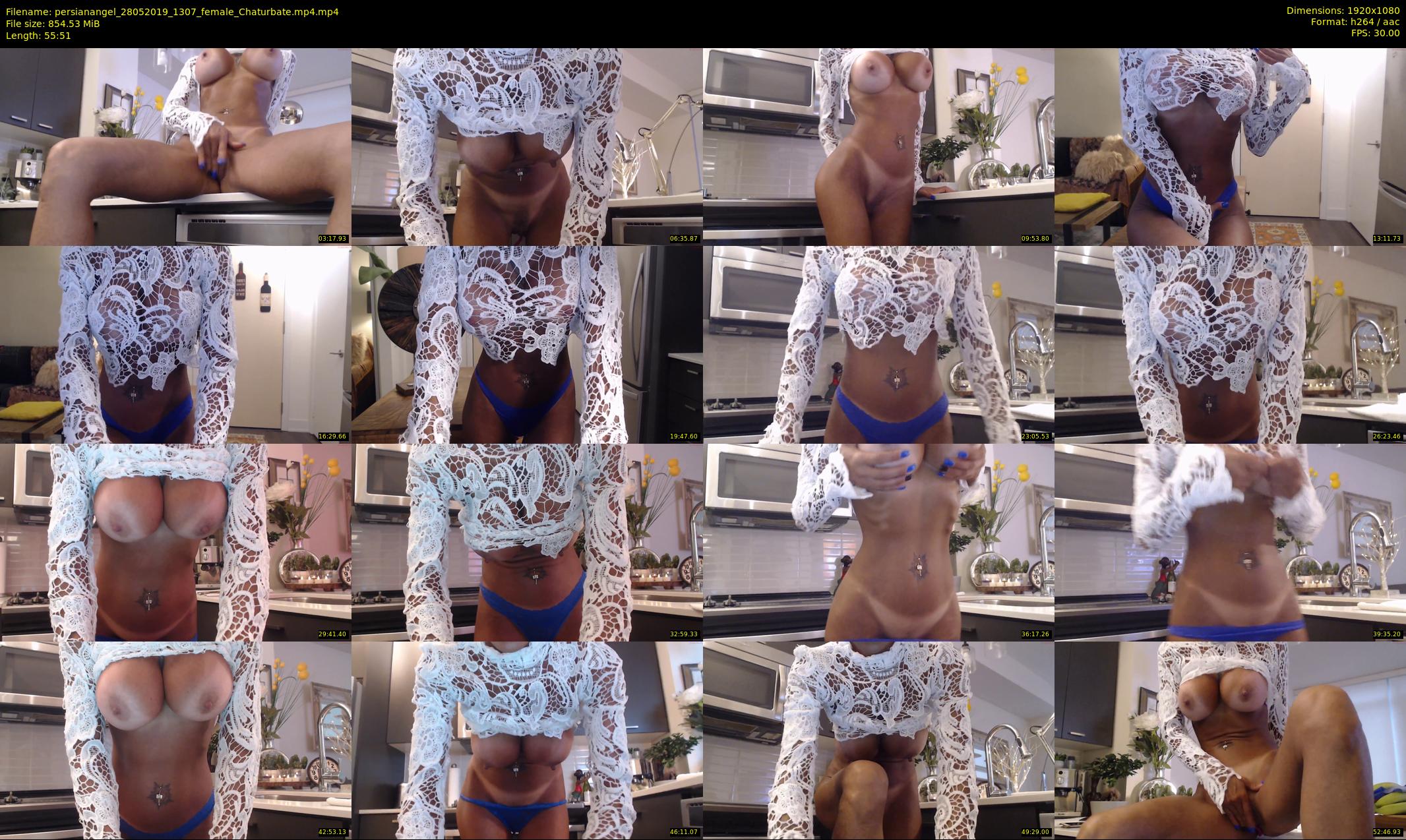 persianangel — 56 minute Chaturbate female cam show recording, 1080p, May 28, 2019