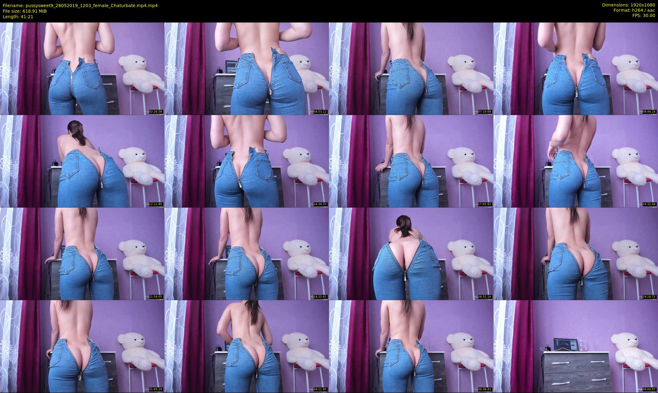 pussysweet9 — 42 minute Chaturbate female cam show recording, 1080p, May 28, 2019
