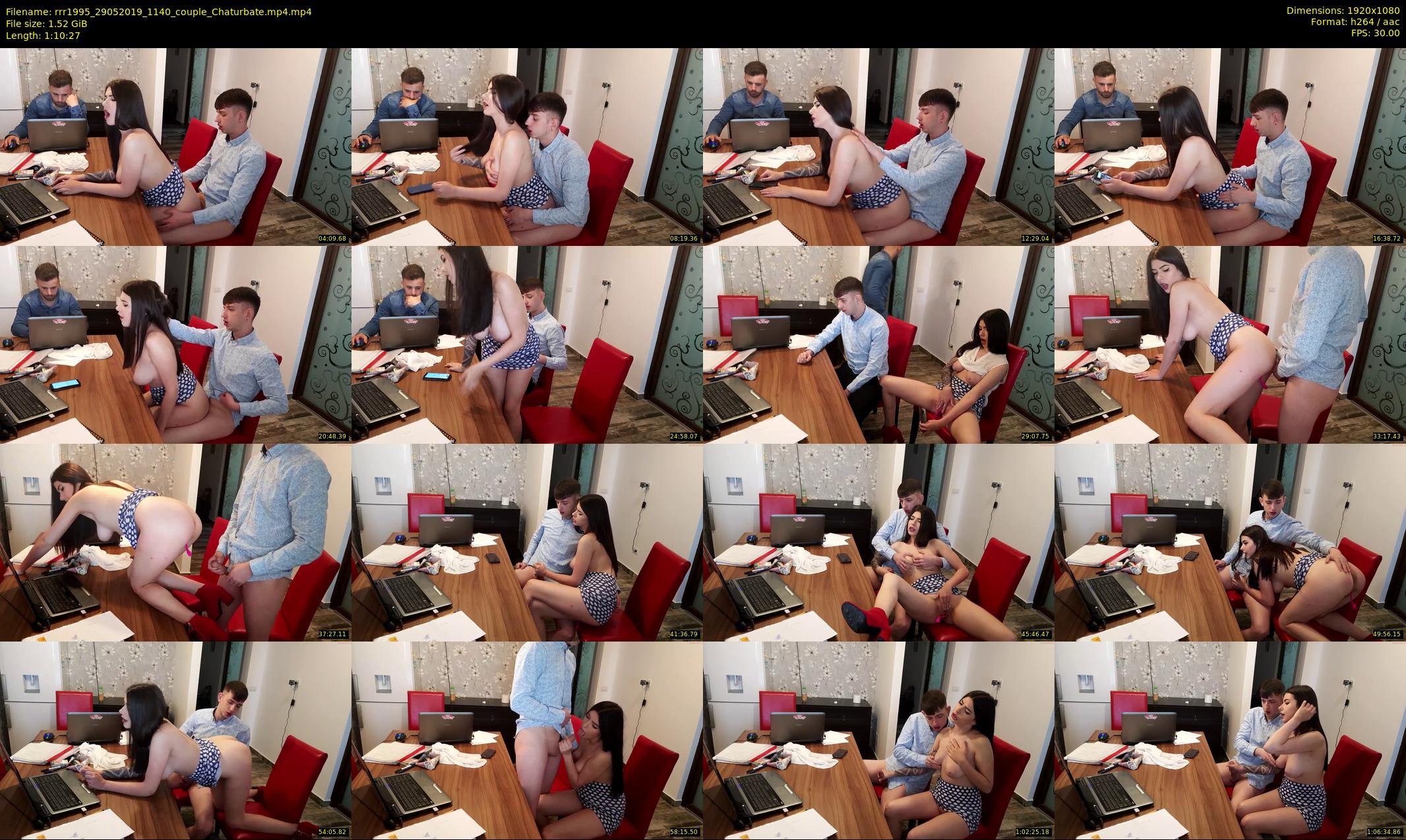 rrr1995 — 71 minute Chaturbate couple cam show recording, 1080p, May 29, 2019