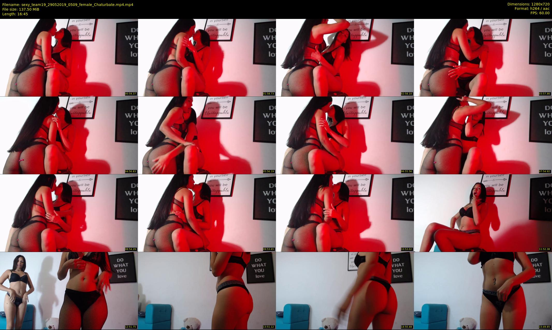 sexy_team19 — 17 minute Chaturbate female cam show recording, 720p, May 29, 2019