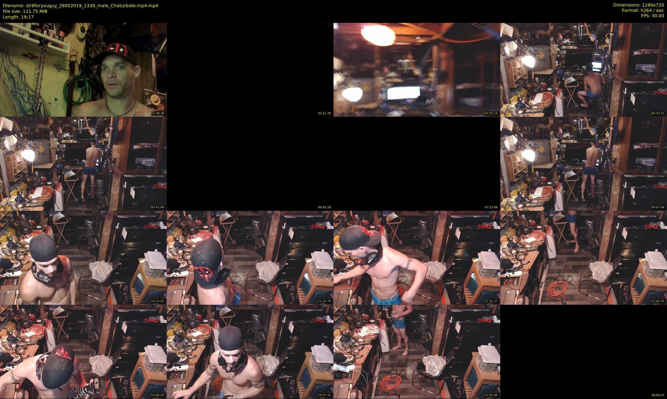 str8foryouguy — 20 minute Chaturbate male cam show recording, 720p, May 28, 2019
