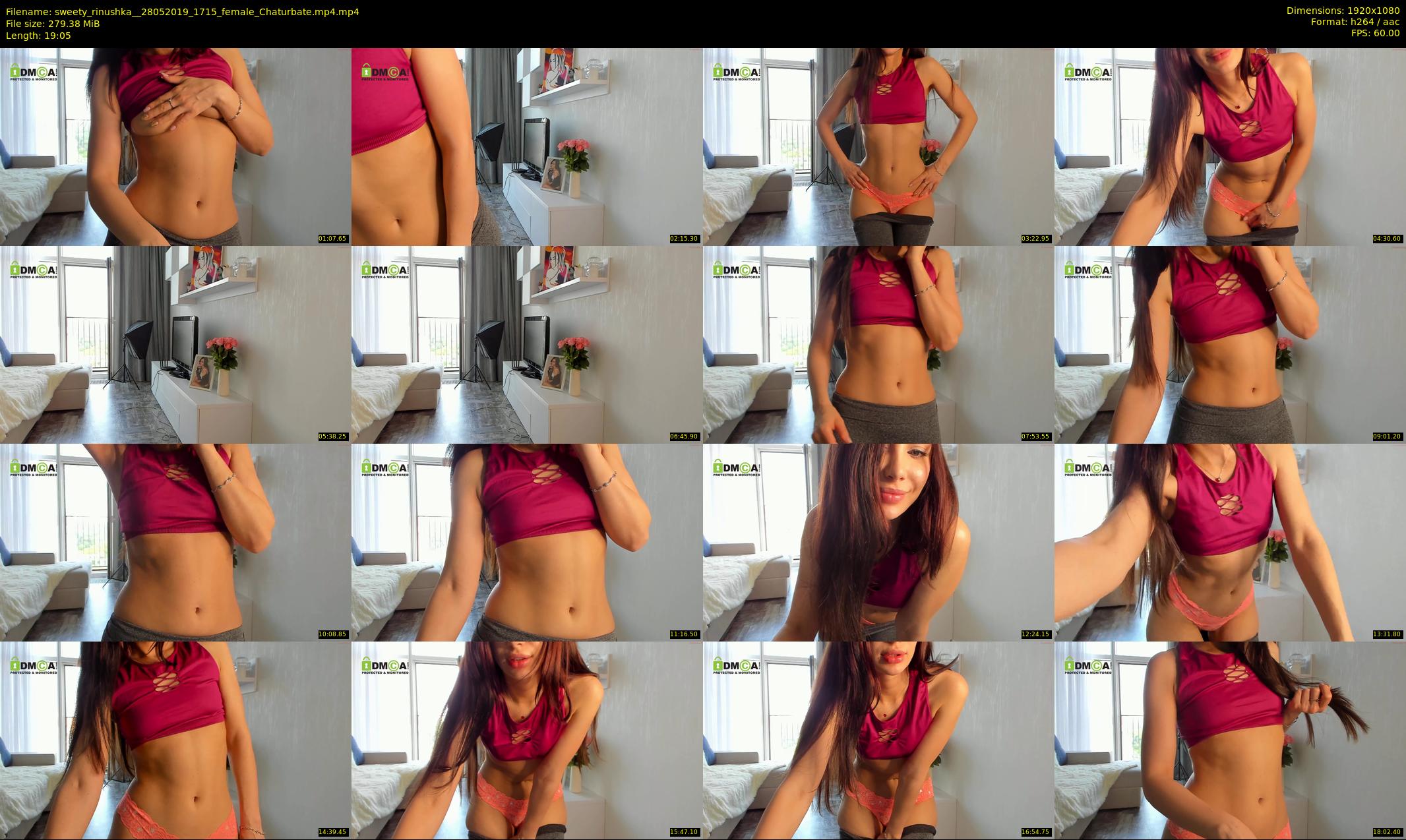 sweety_rinushka_ — 20 minute Chaturbate female cam show recording, 1080p, May 28, 2019