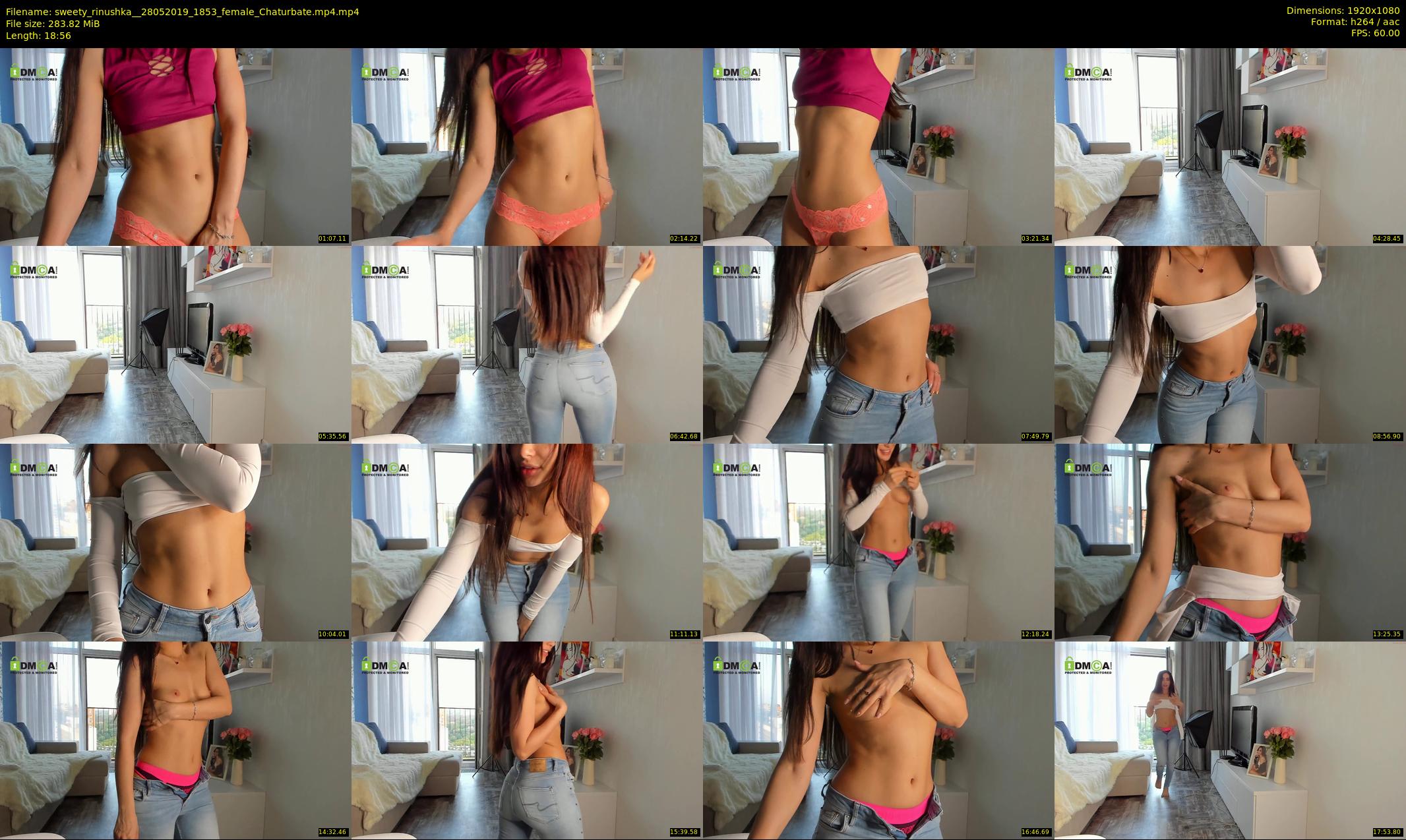 sweety_rinushka_ — 19 minute Chaturbate female cam show recording, 1080p, May 28, 2019