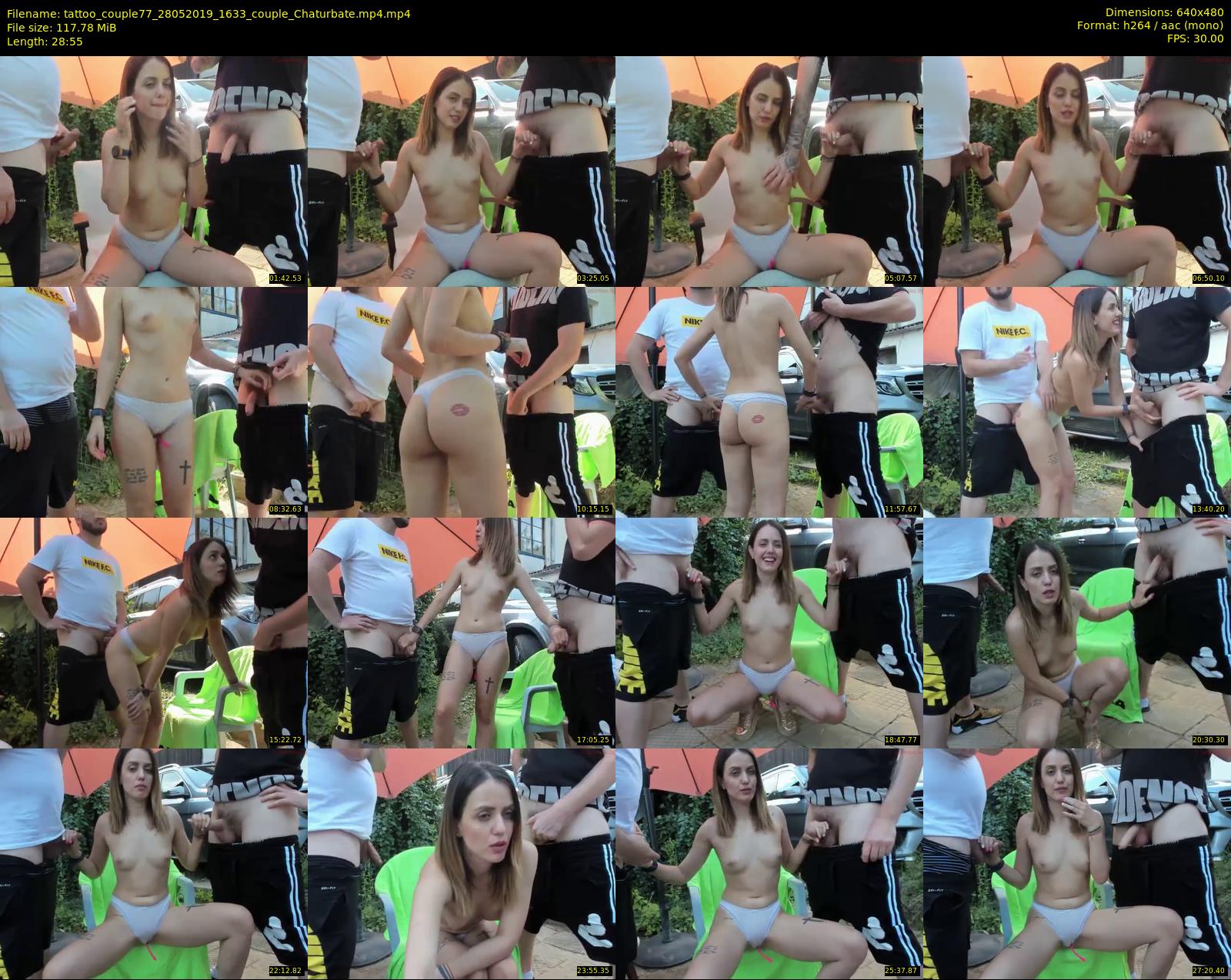tattoo_couple77 — 29 minute Chaturbate couple cam show recording, 480p, May 28, 2019