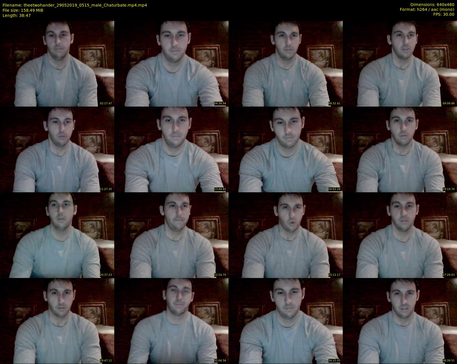 theetwohander — 39 minute Chaturbate male cam show recording, 480p, May 29, 2019