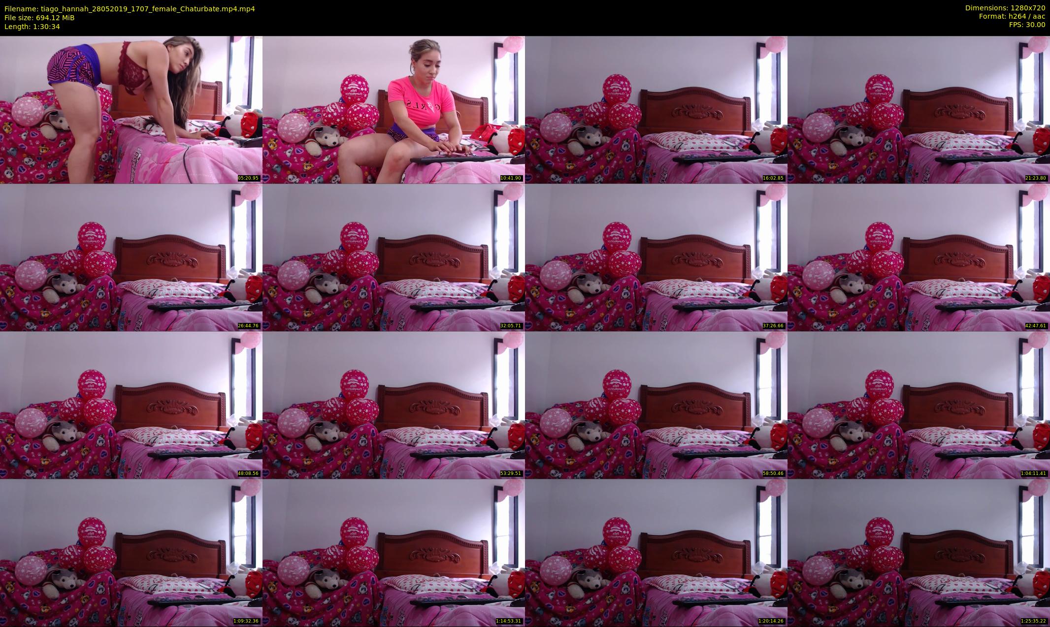 tiago_hannah — 91 minute Chaturbate couple cam show recording, 720p, May 28, 2019