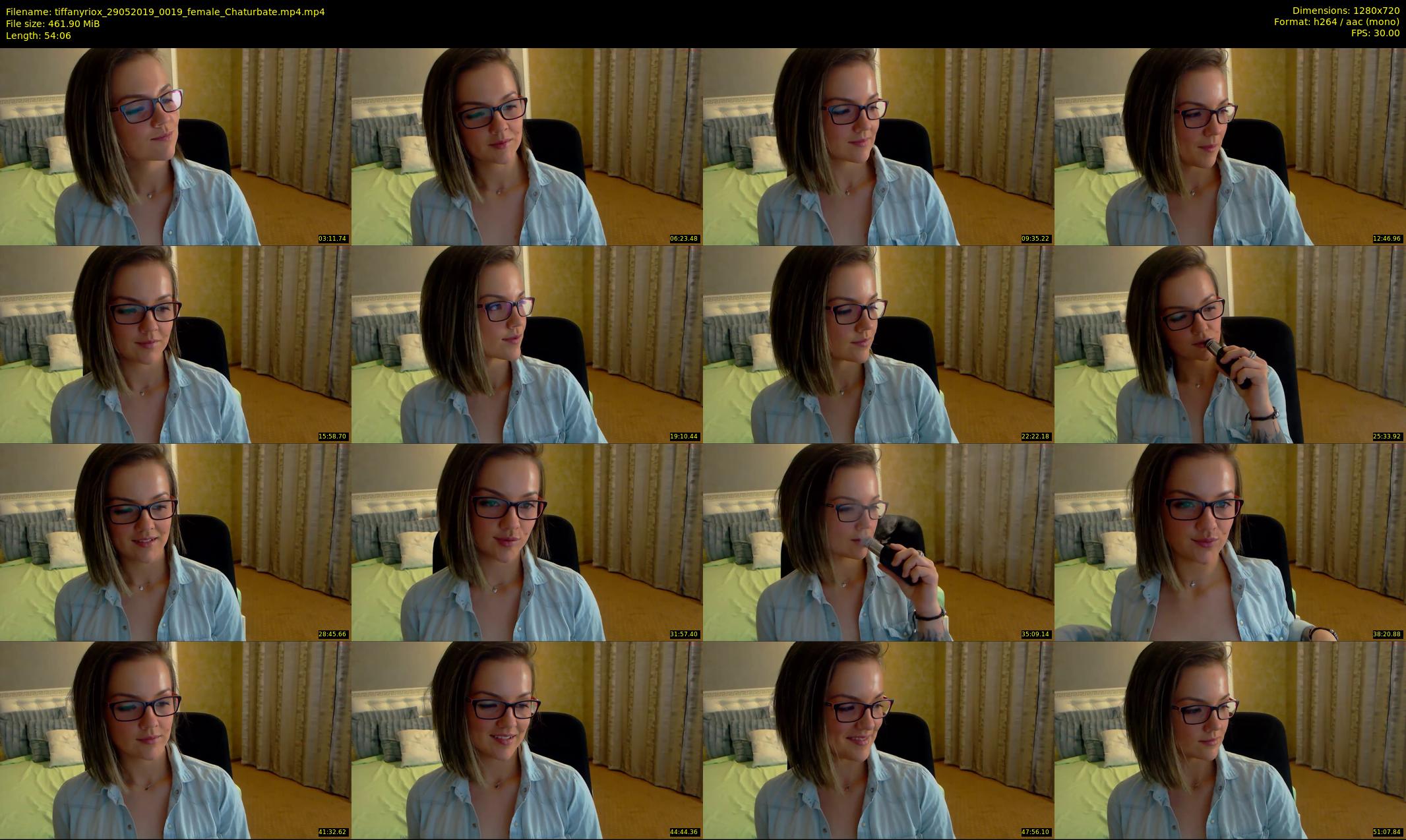 tiffanyriox — 55 minute Chaturbate female cam show recording, 720p, May 29, 2019