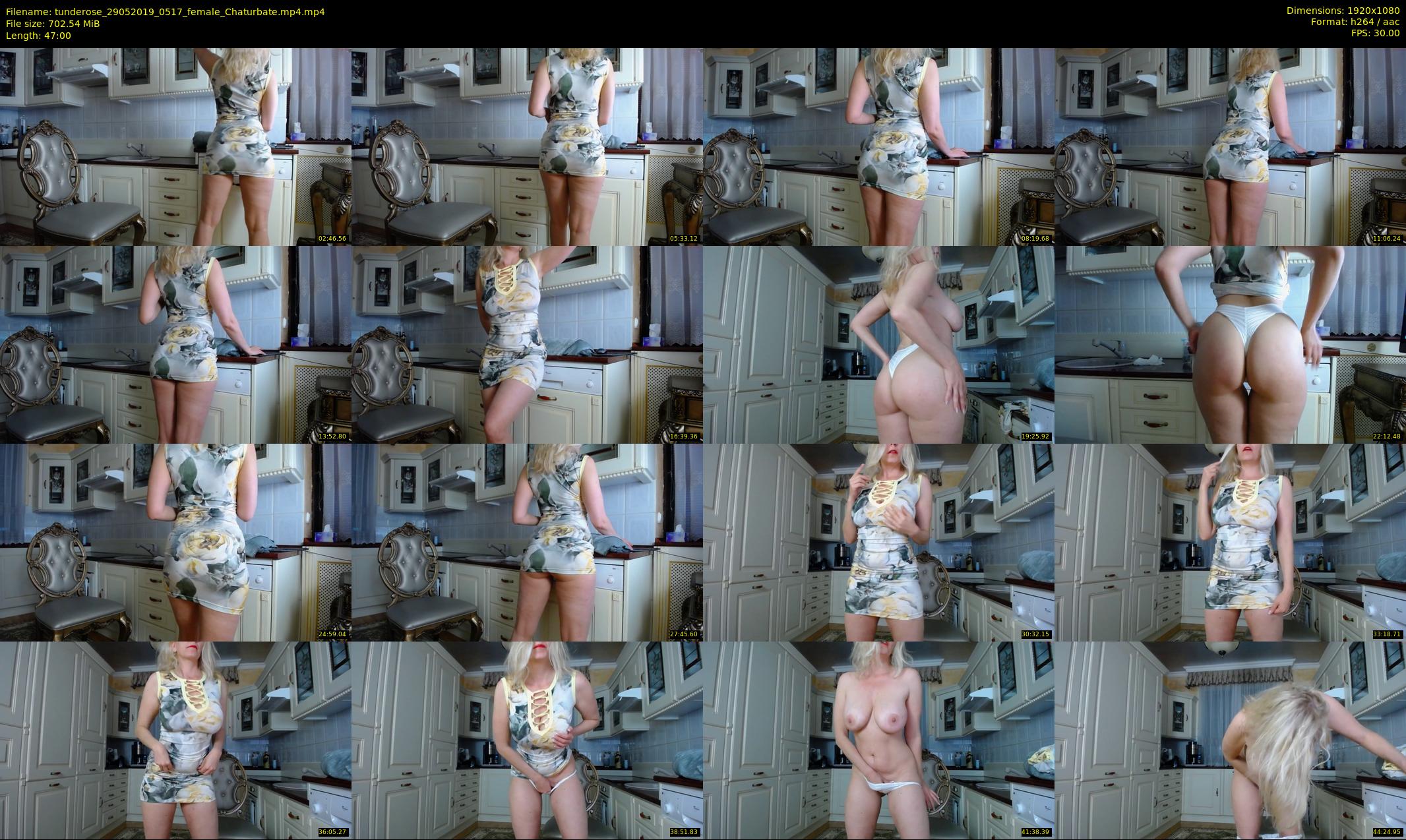 tunderose — 47 minute Chaturbate female cam show recording, 1080p, May 29, 2019