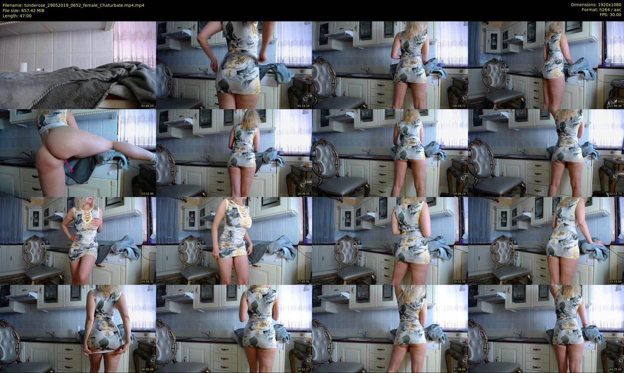 tunderose — 47 minute Chaturbate female cam show recording, 1080p, May 29, 2019