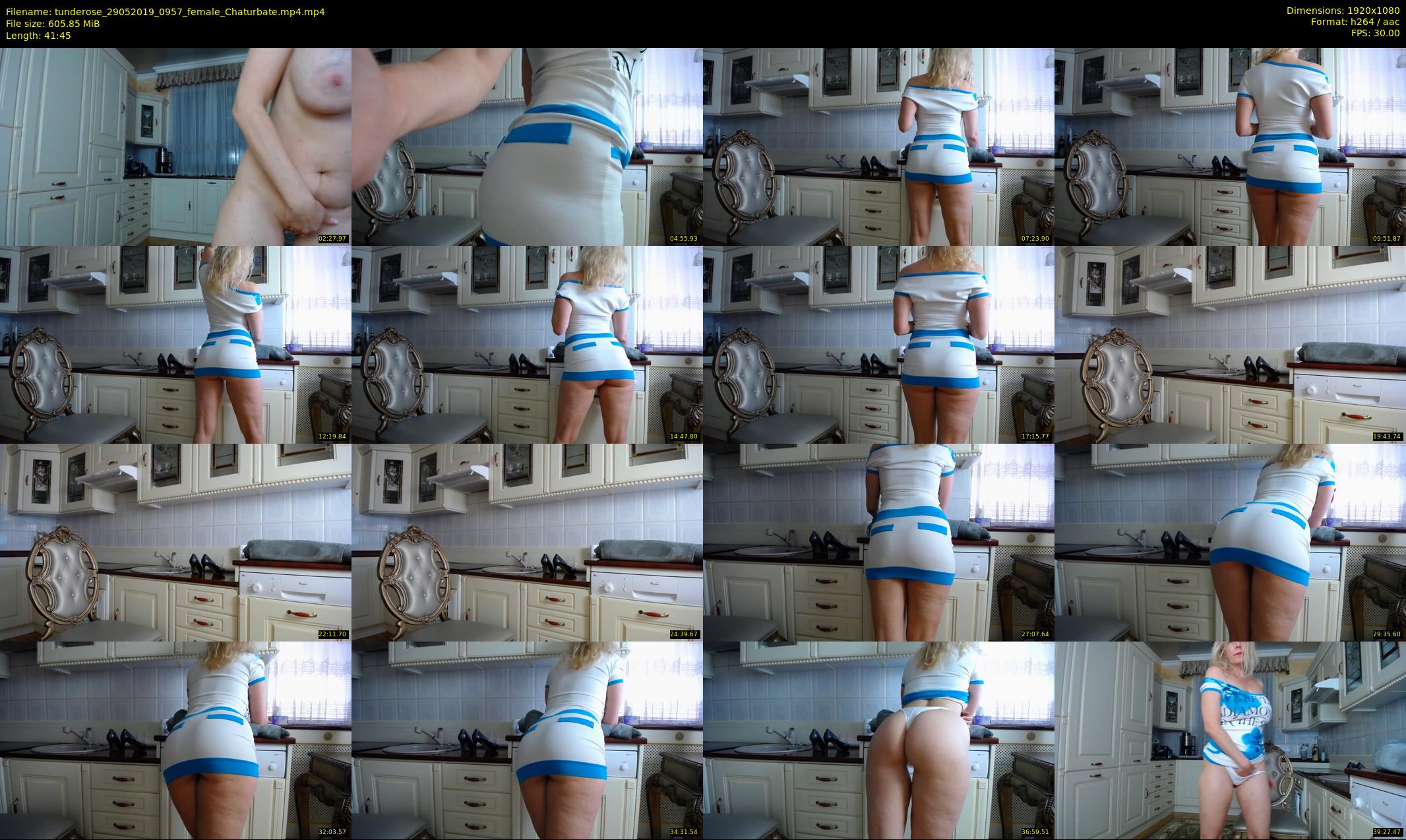 tunderose — 42 minute Chaturbate female cam show recording, 1080p, May 29, 2019