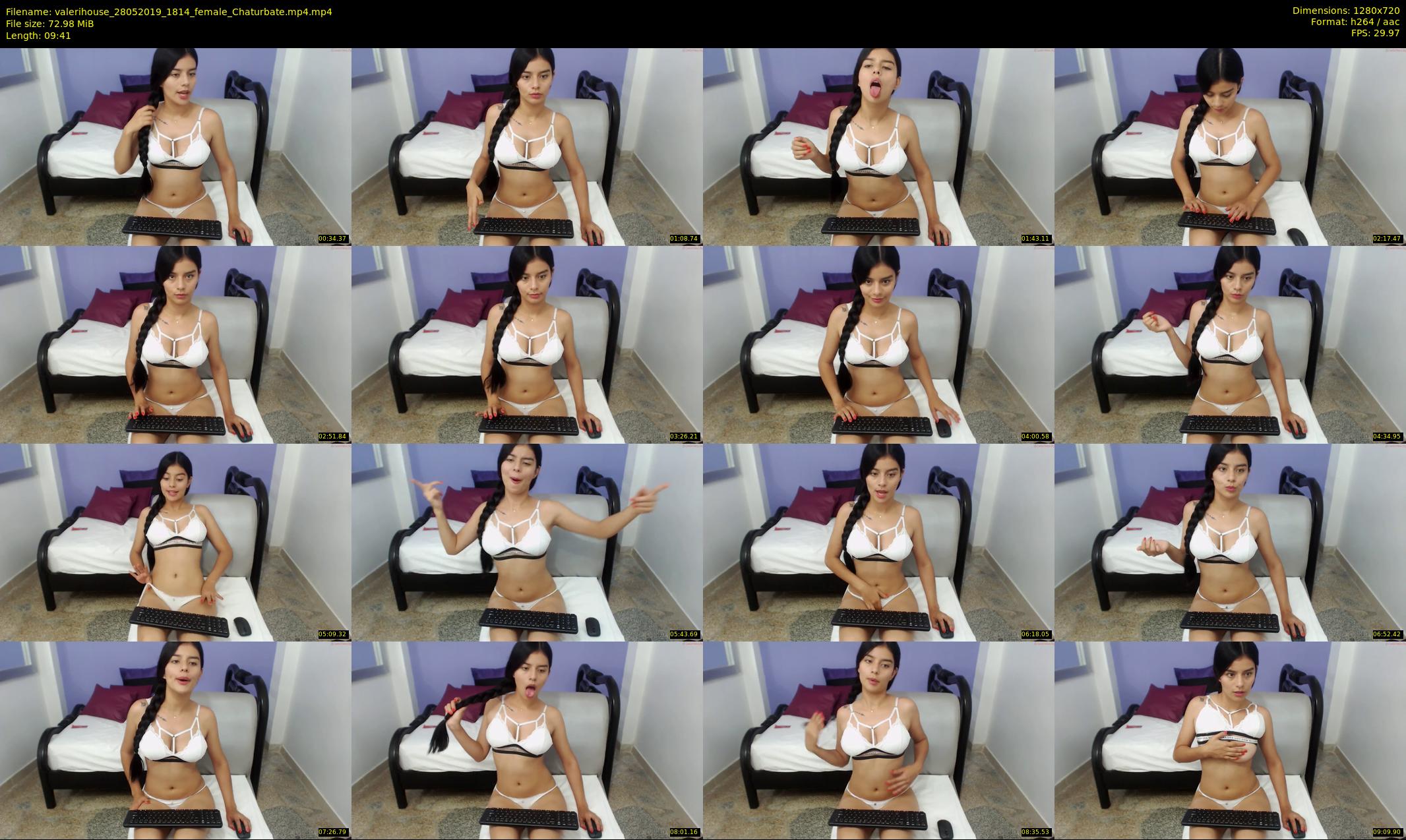 valerihouse — 10 minute Chaturbate female cam show recording, 720p, May 28, 2019