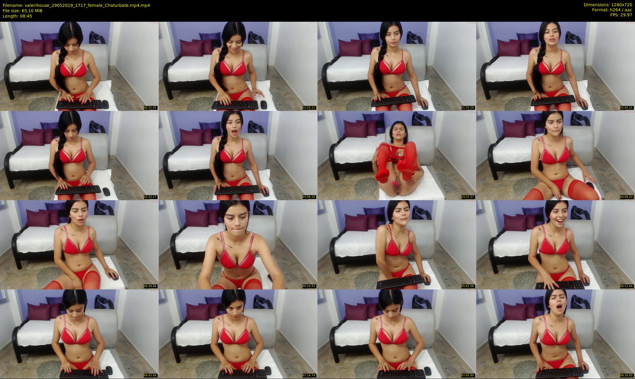 valerihouse — 9 minute Chaturbate female cam show recording, 720p, May 29, 2019