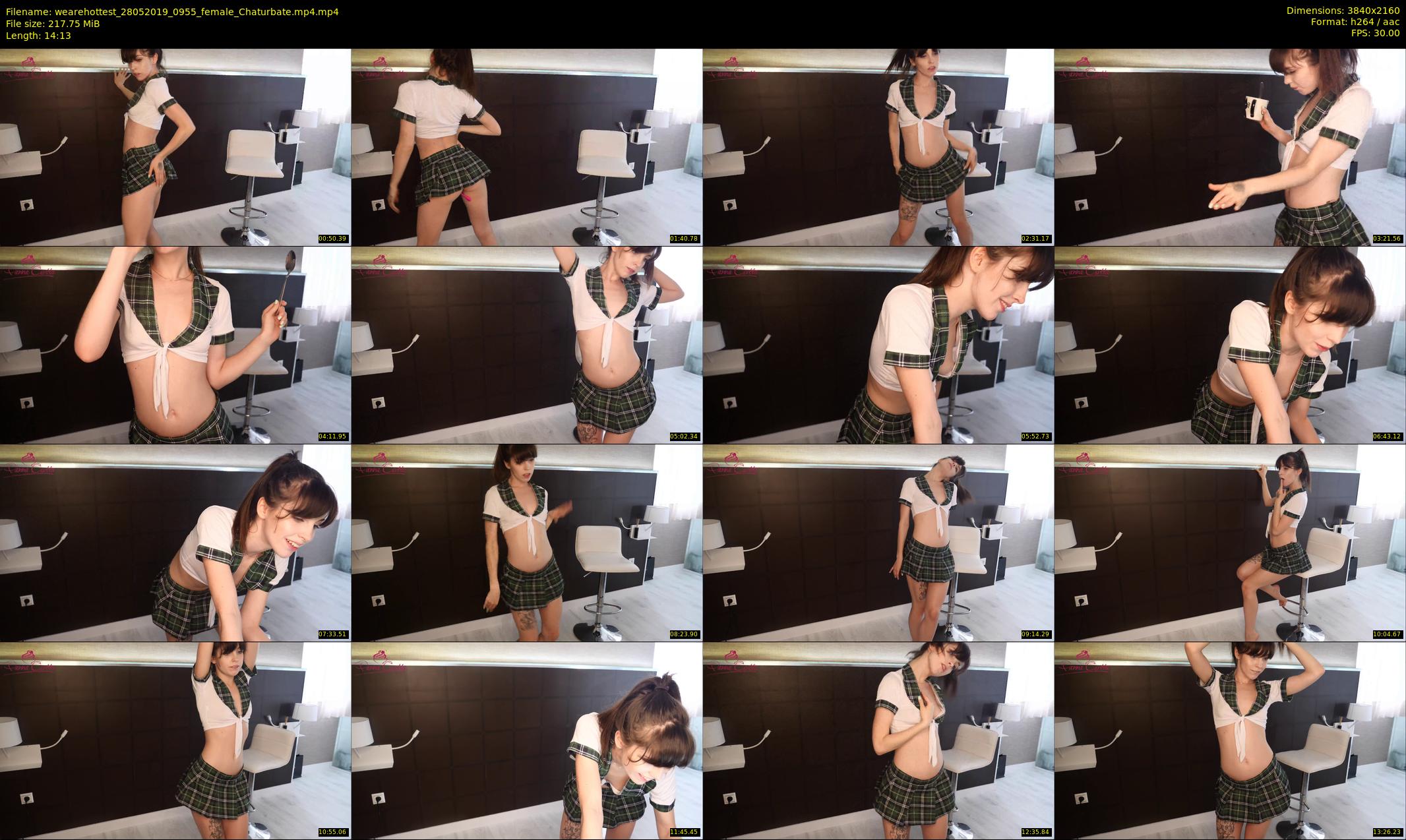 wearehottest — 15 minute Chaturbate couple cam show recording, 4K, May 28, 2019