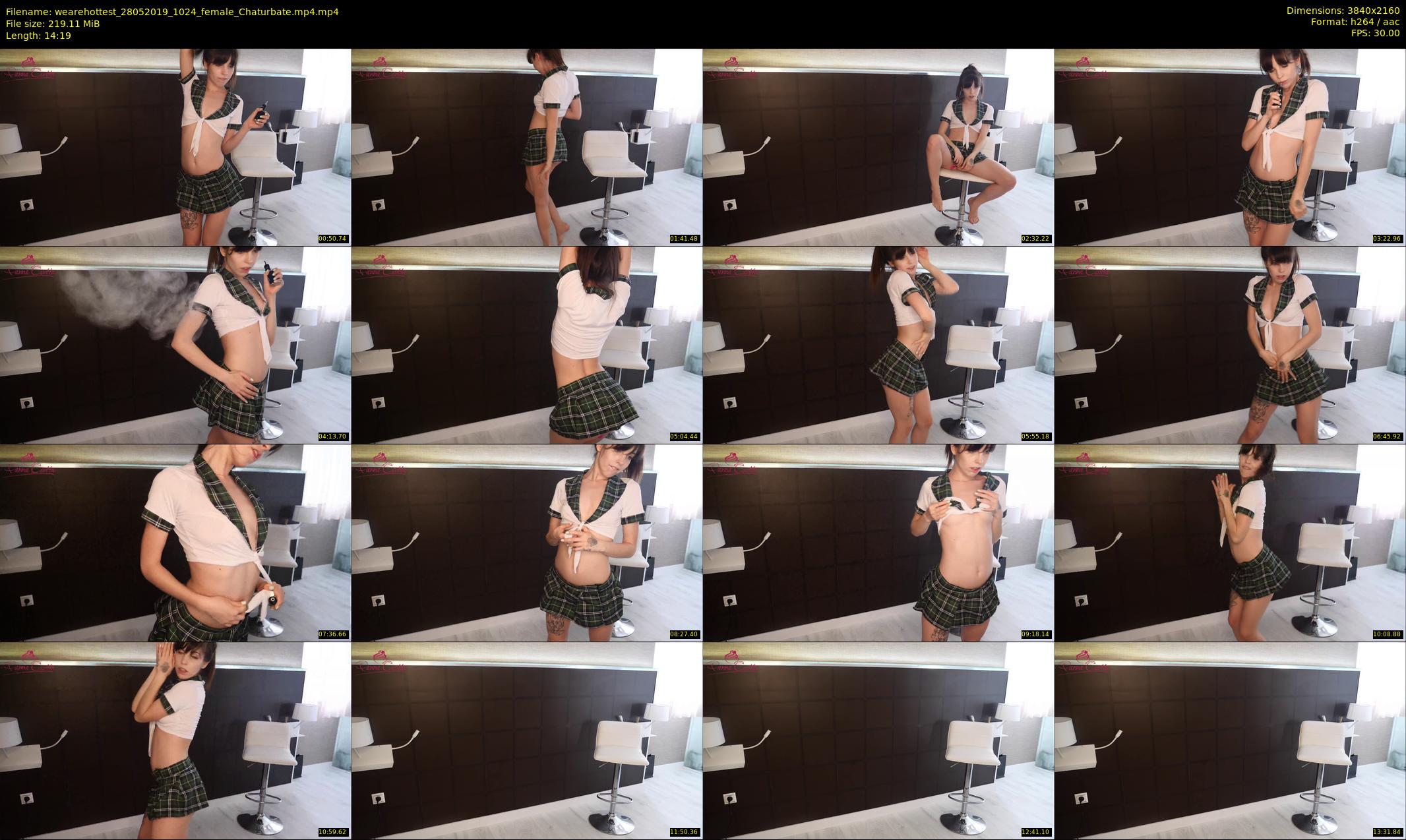 wearehottest — 15 minute Chaturbate couple cam show recording, 4K, May 28, 2019