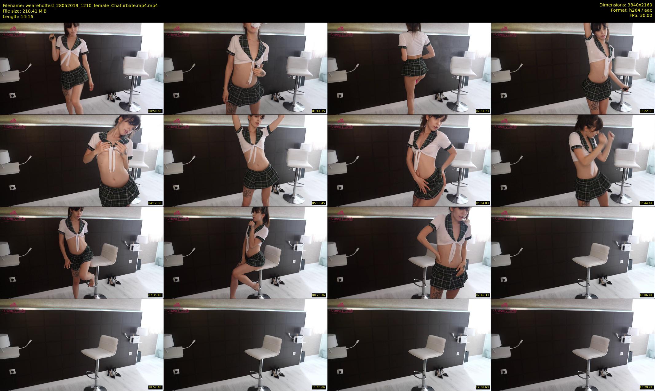wearehottest — 15 minute Chaturbate couple cam show recording, 4K, May 28, 2019