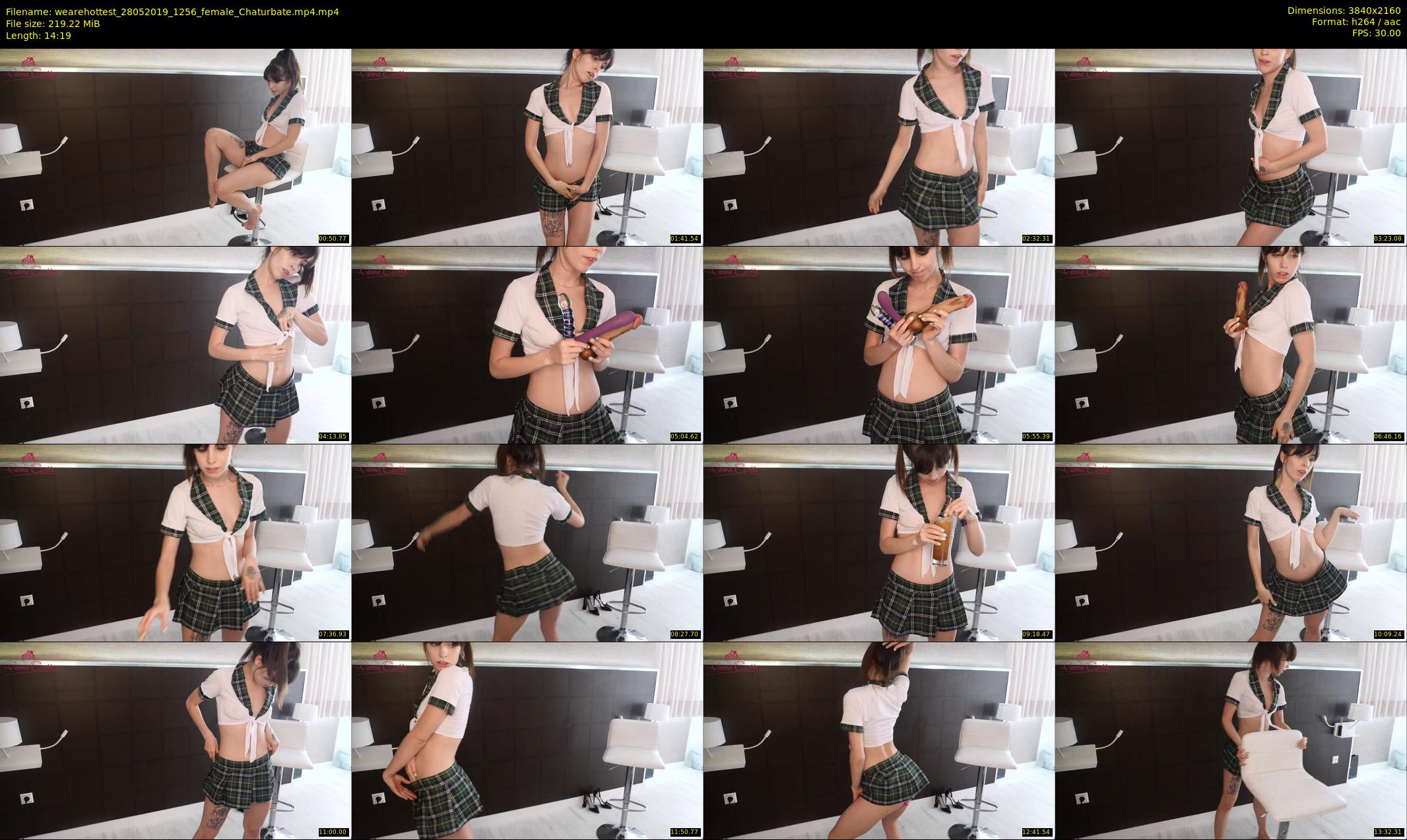 wearehottest — 15 minute Chaturbate couple cam show recording, 4K, May 28, 2019