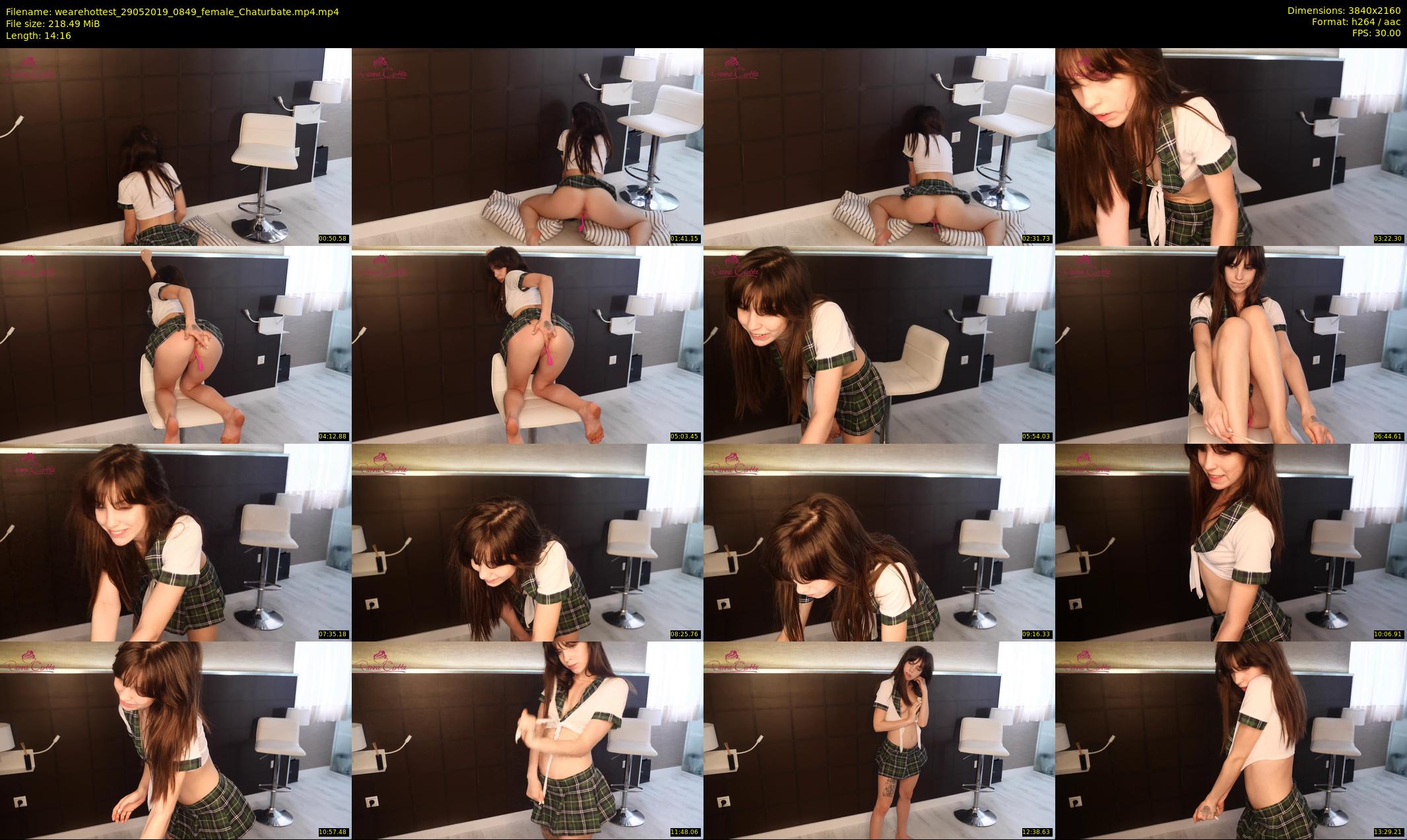 wearehottest — 15 minute Chaturbate couple cam show recording, 4K, May 29, 2019