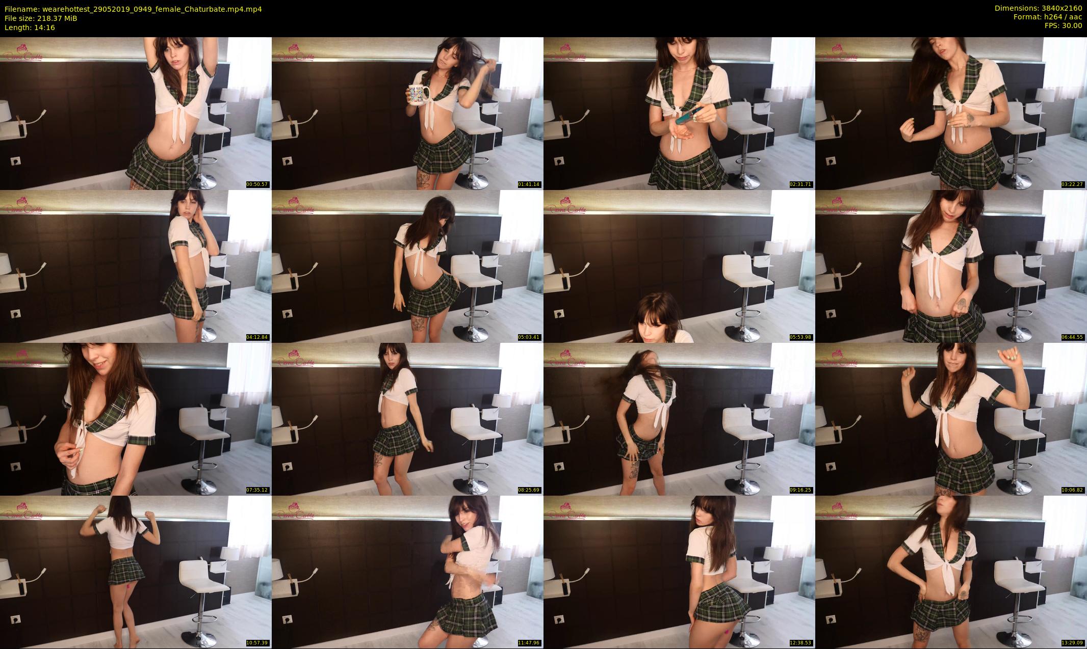 wearehottest — 15 minute Chaturbate couple cam show recording, 4K, May 29, 2019