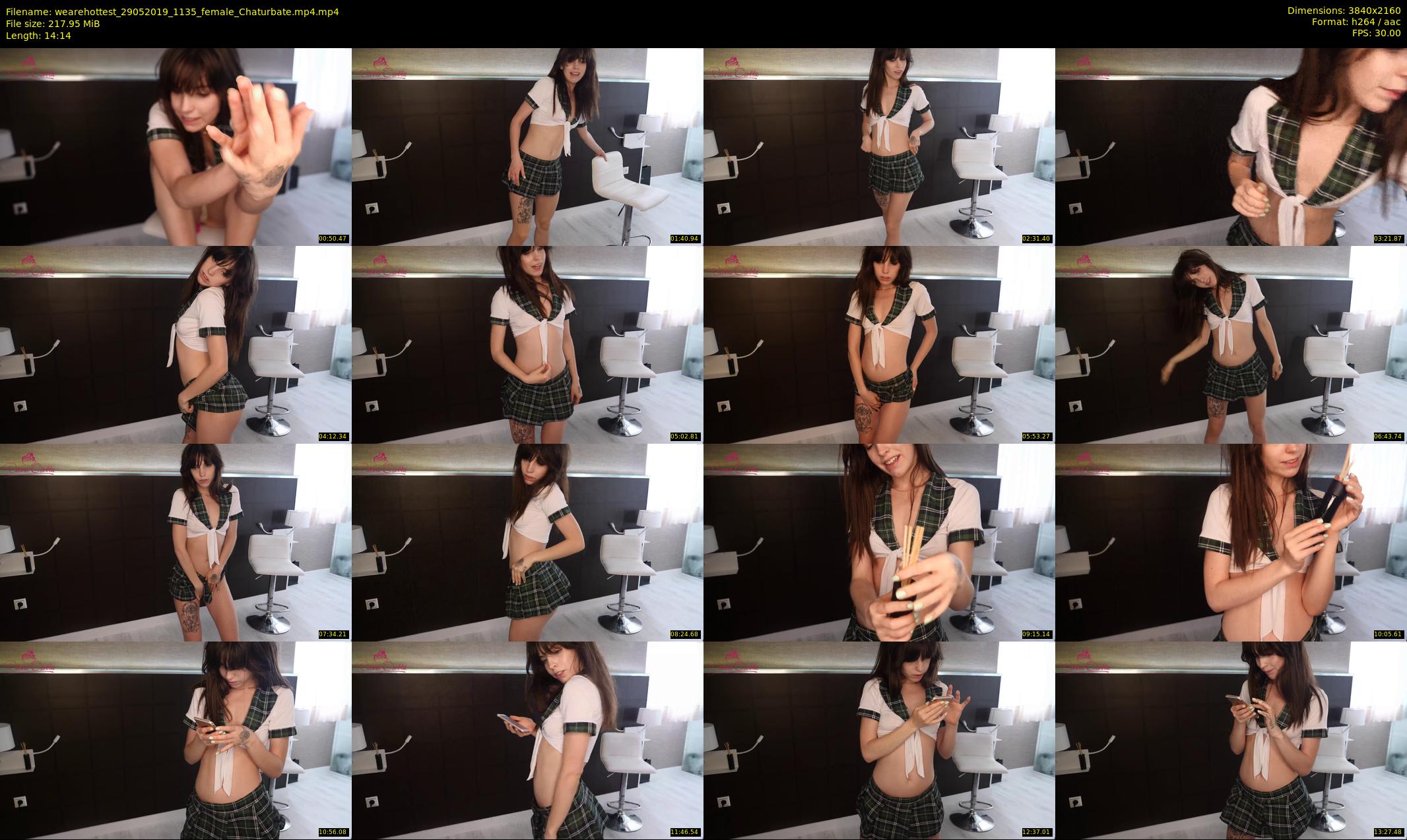 wearehottest — 15 minute Chaturbate couple cam show recording, 4K, May 29, 2019