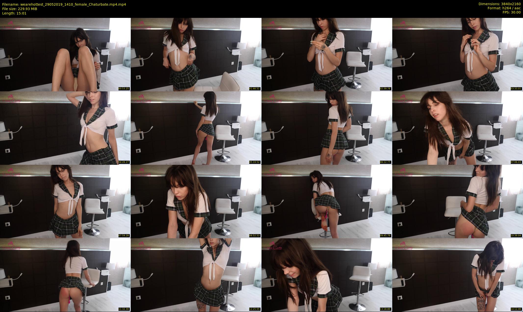 wearehottest — 16 minute Chaturbate couple cam show recording, 4K, May 29, 2019