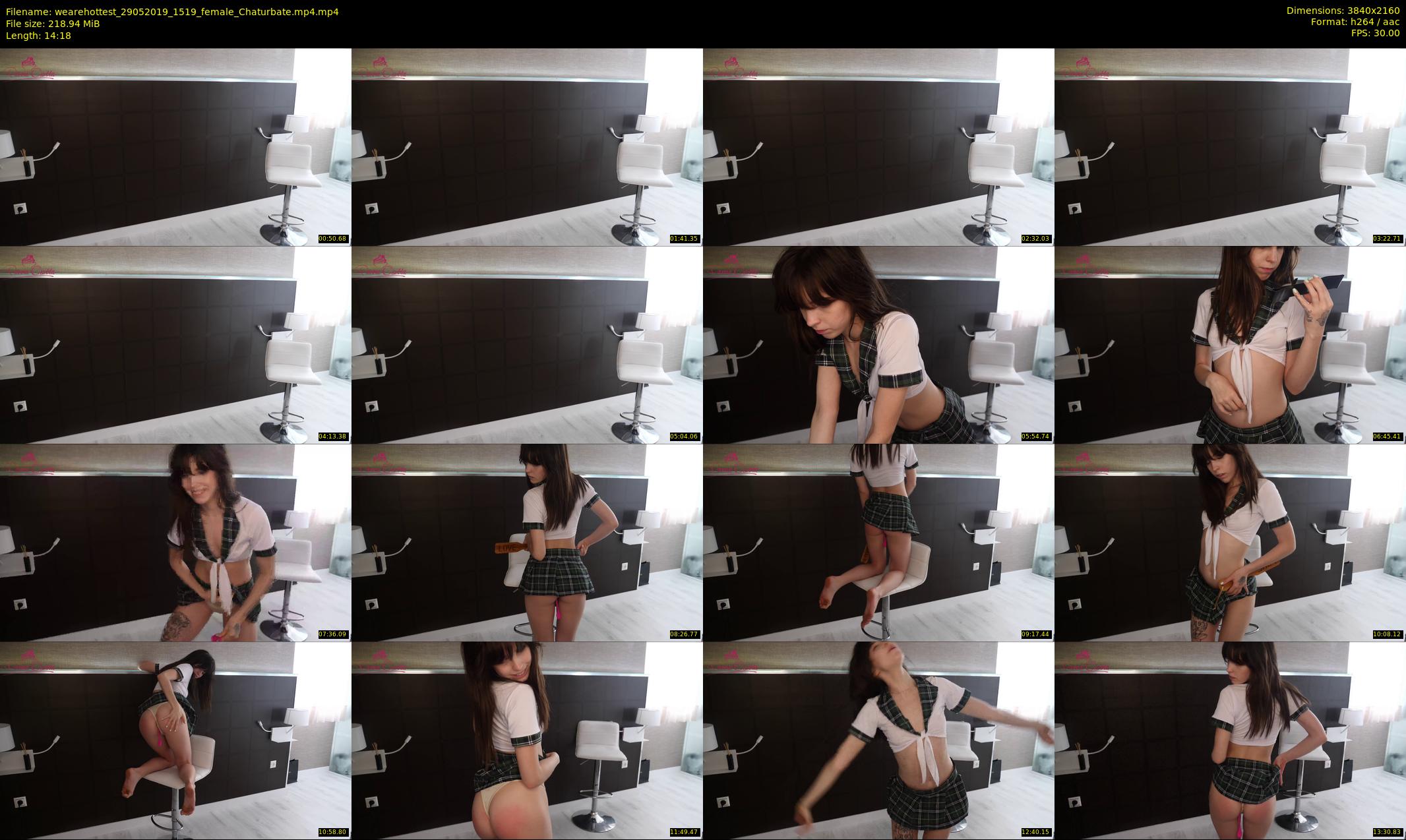 wearehottest — 15 minute Chaturbate couple cam show recording, 4K, May 29, 2019