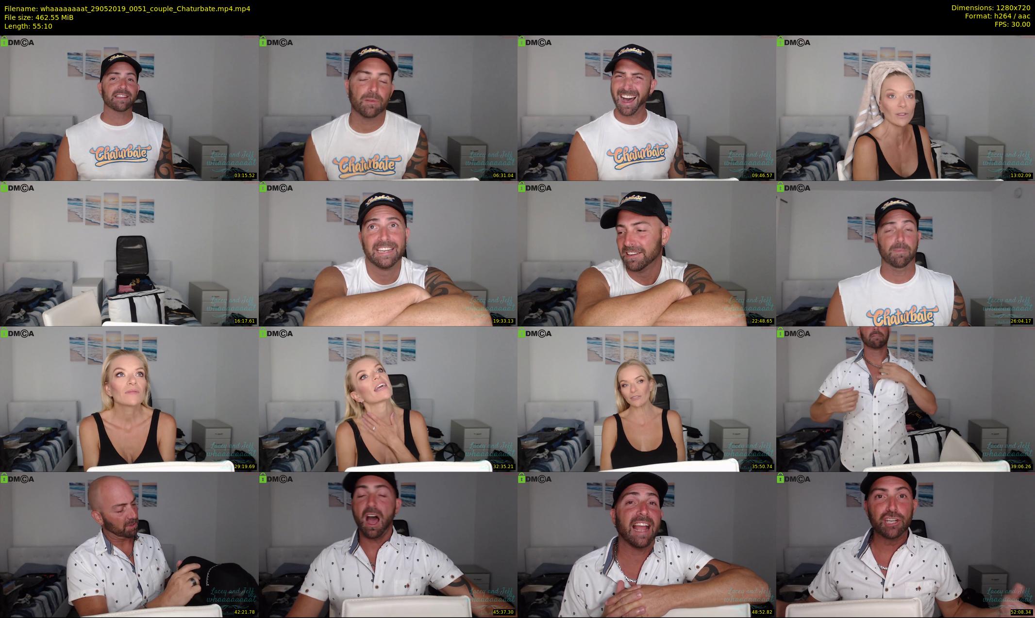 whaaaaaaaat — 56 minute Chaturbate couple cam show recording, 720p, May 29, 2019
