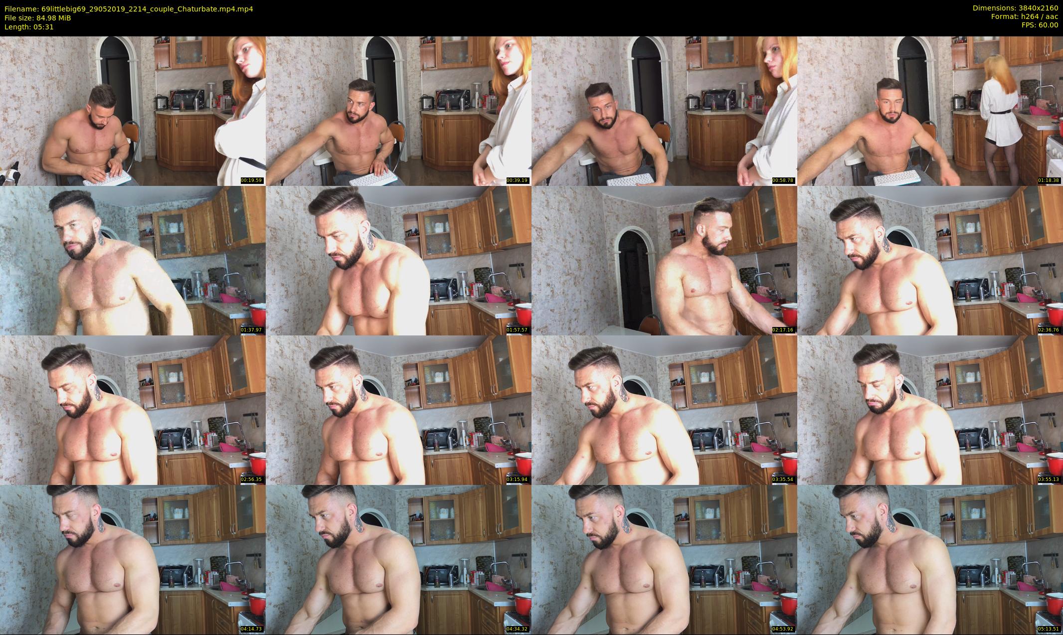69littlebig69 — 6 minute Chaturbate couple cam show recording, 4K, May 29, 2019