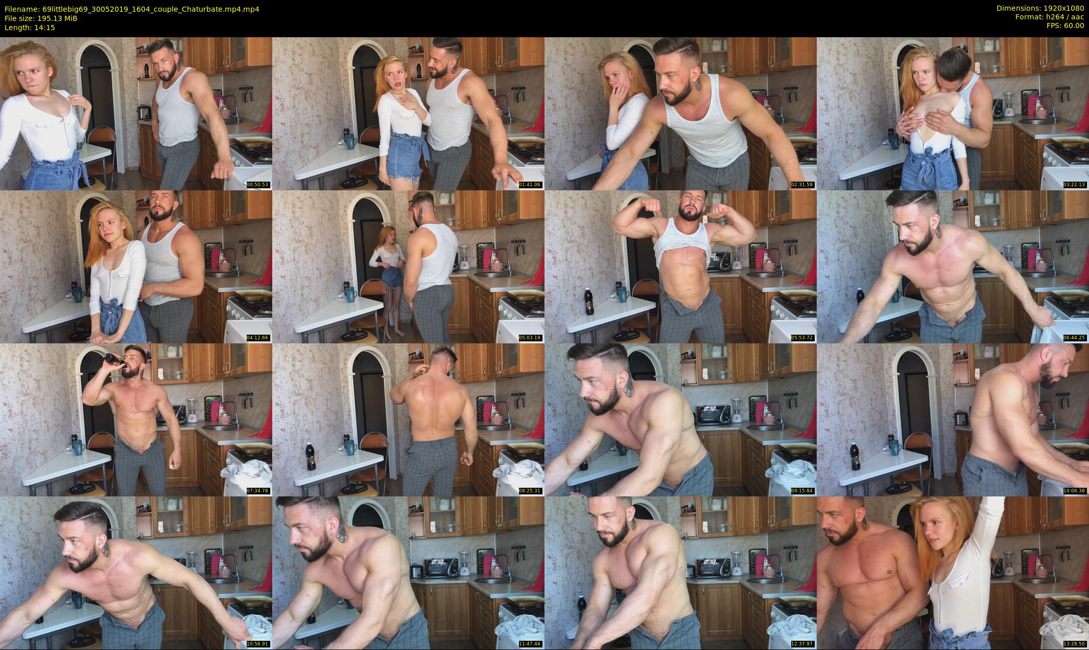 69littlebig69 — 15 minute Chaturbate couple cam show recording, 1080p, May 30, 2019