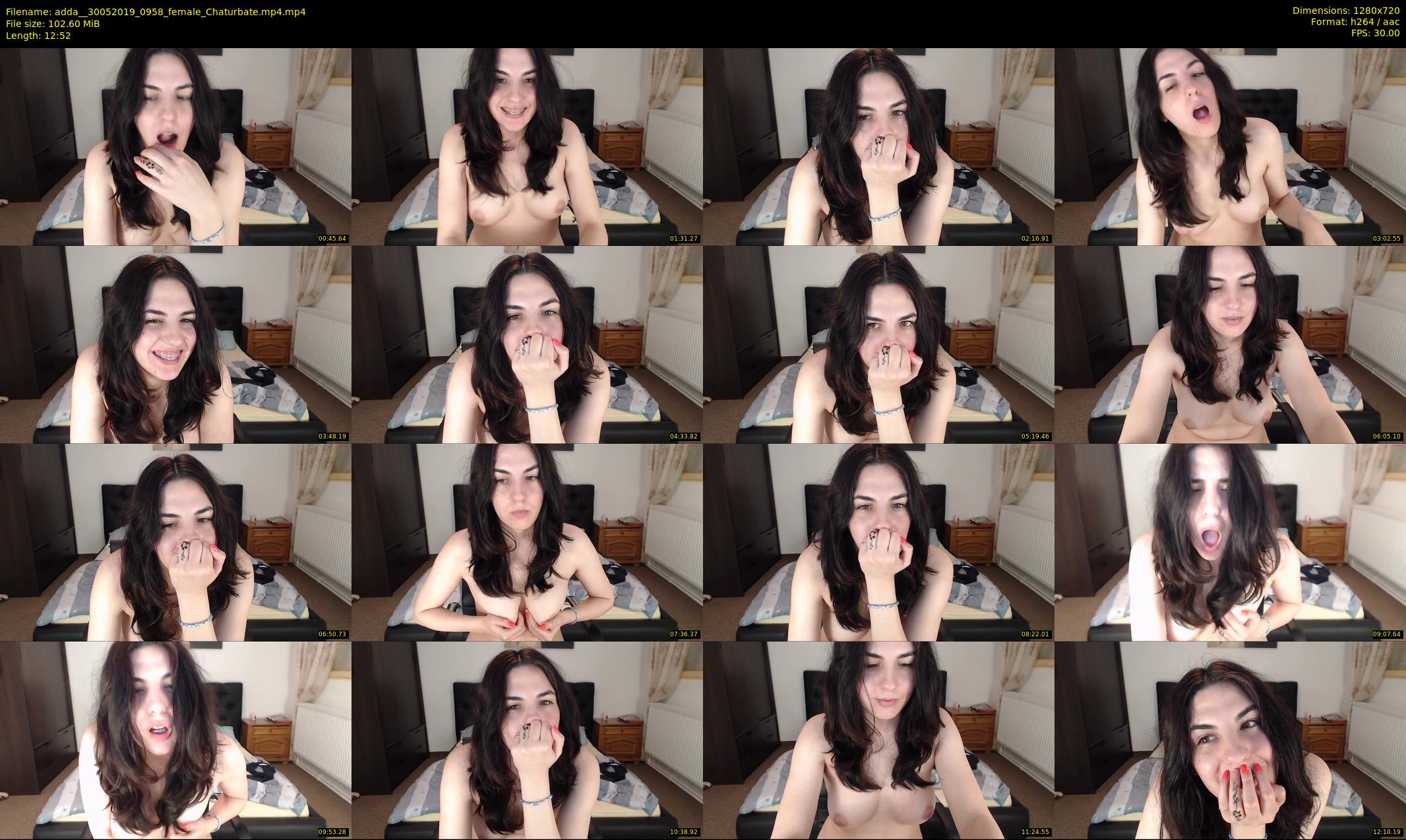 adda_ — 13 minute Chaturbate female cam show recording, 720p, May 30, 2019