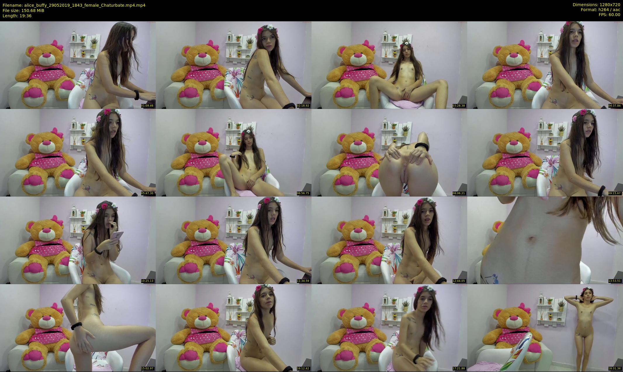 alice_buffy — 20 minute Chaturbate female cam show recording, 720p, May 29, 2019
