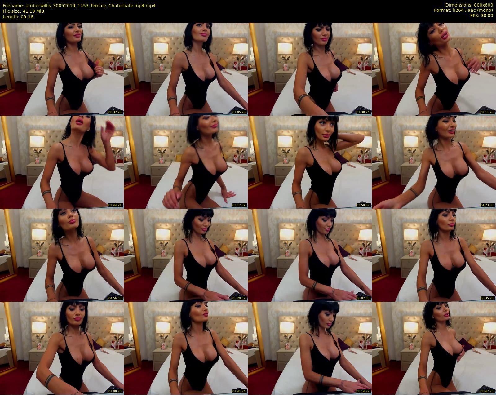 amberwillis — 10 minute Chaturbate female cam show recording, 480p, May 30, 2019