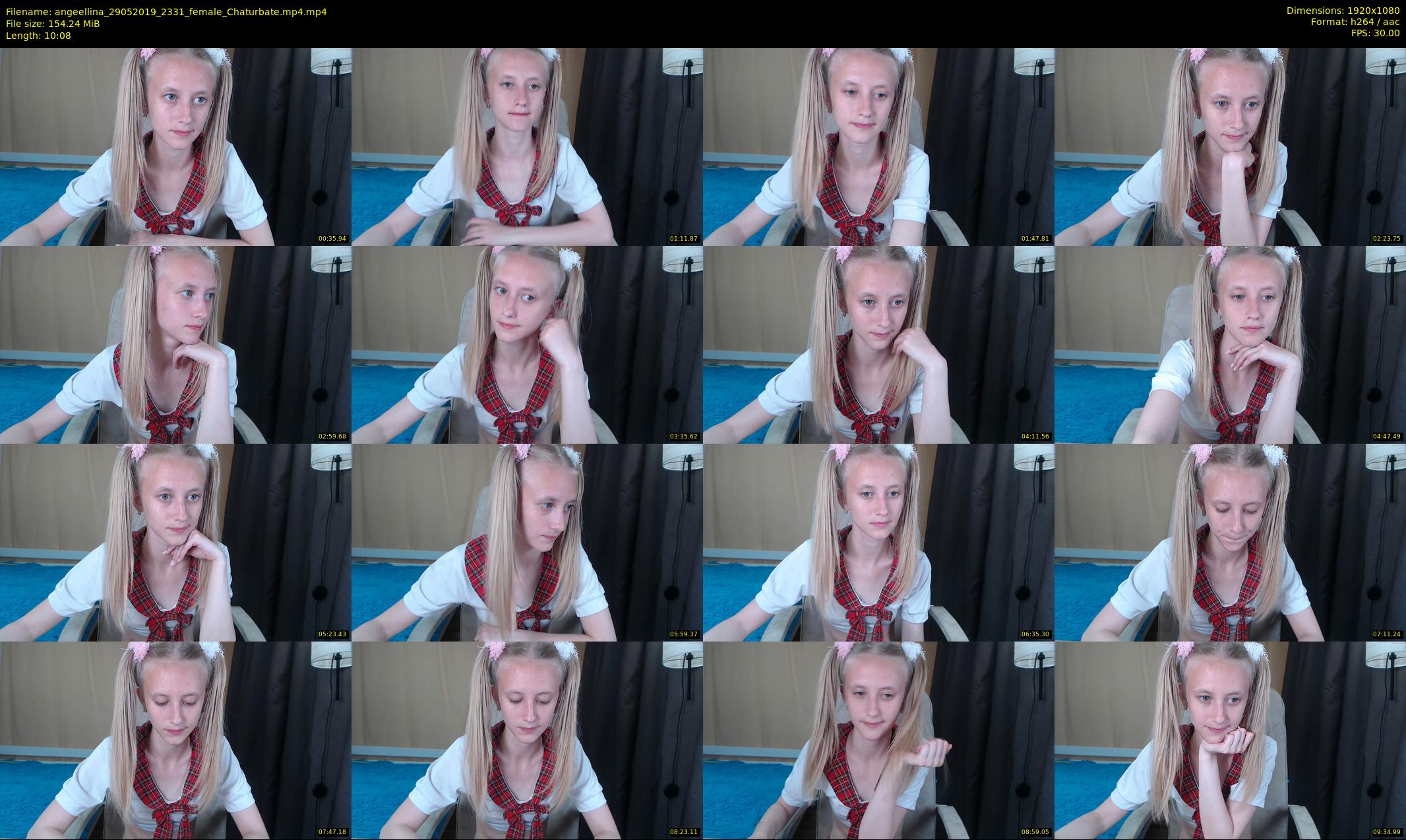 angeellina — 11 minute Chaturbate female cam show recording, 1080p, May 29, 2019