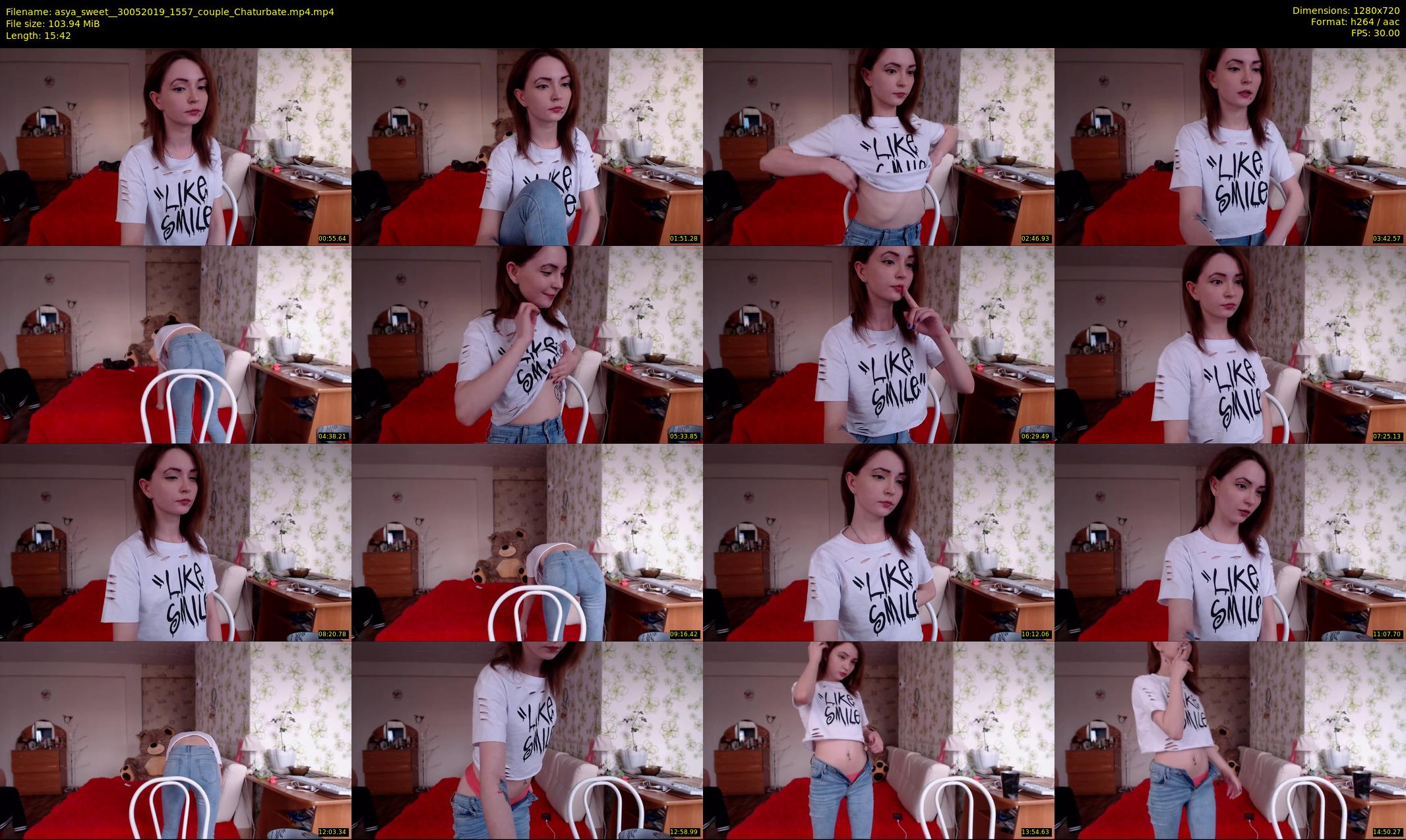 asya_sweet_ — 16 minute Chaturbate female cam show recording, 720p, May 30, 2019